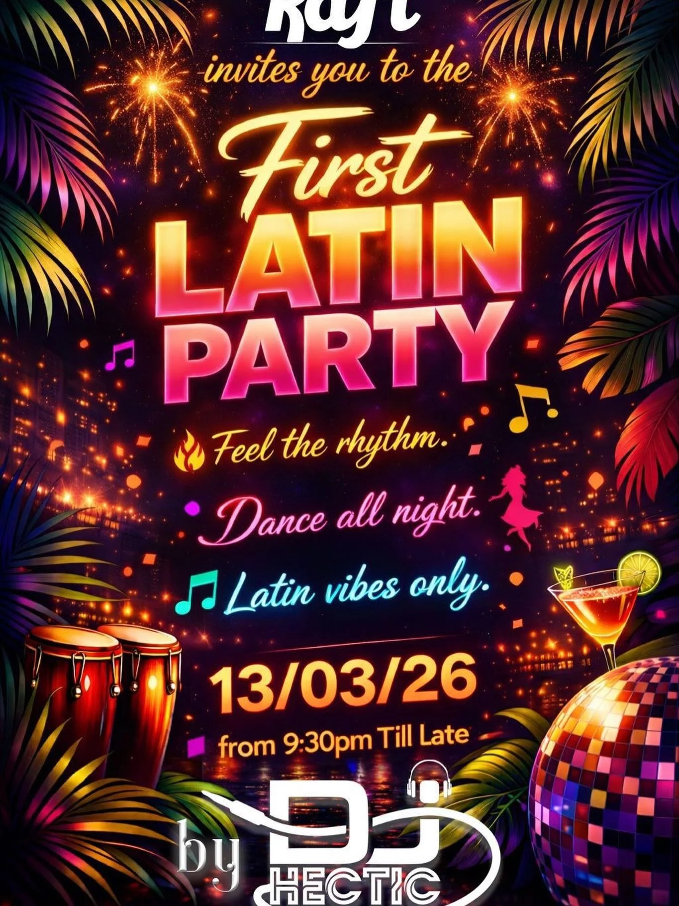 It&rsquo;s Latin Fever here at Raft this Friday. Latin beats, treats &amp; tunes by DJ Hectic 💃 🕺 
.
.
.
#latinparty #tauranga #mountmaunganui #partytime