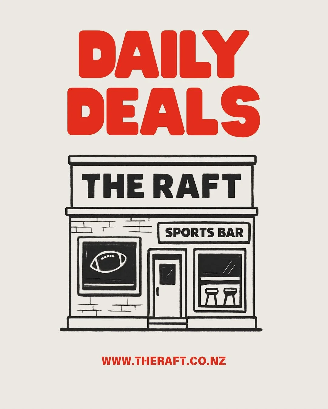 New day, new deals 🔥
Why pick just one when everyday hits different? 
From cheap eats to cocktails &amp; good vibes - we&rsquo;ve got your week sorted 🍻
Pull up, bring the crew, and make it your new daily ritual 👀
&bull;
&bull;
&bull;
&bull;
#dail