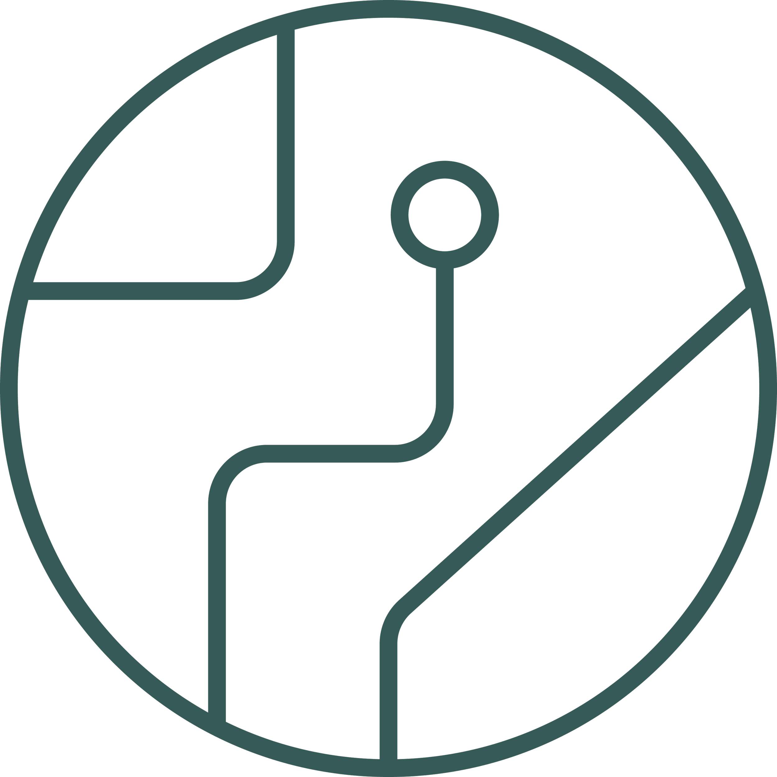 Circuit network icon representing creative financing structures available for tribal energy projects and utility development