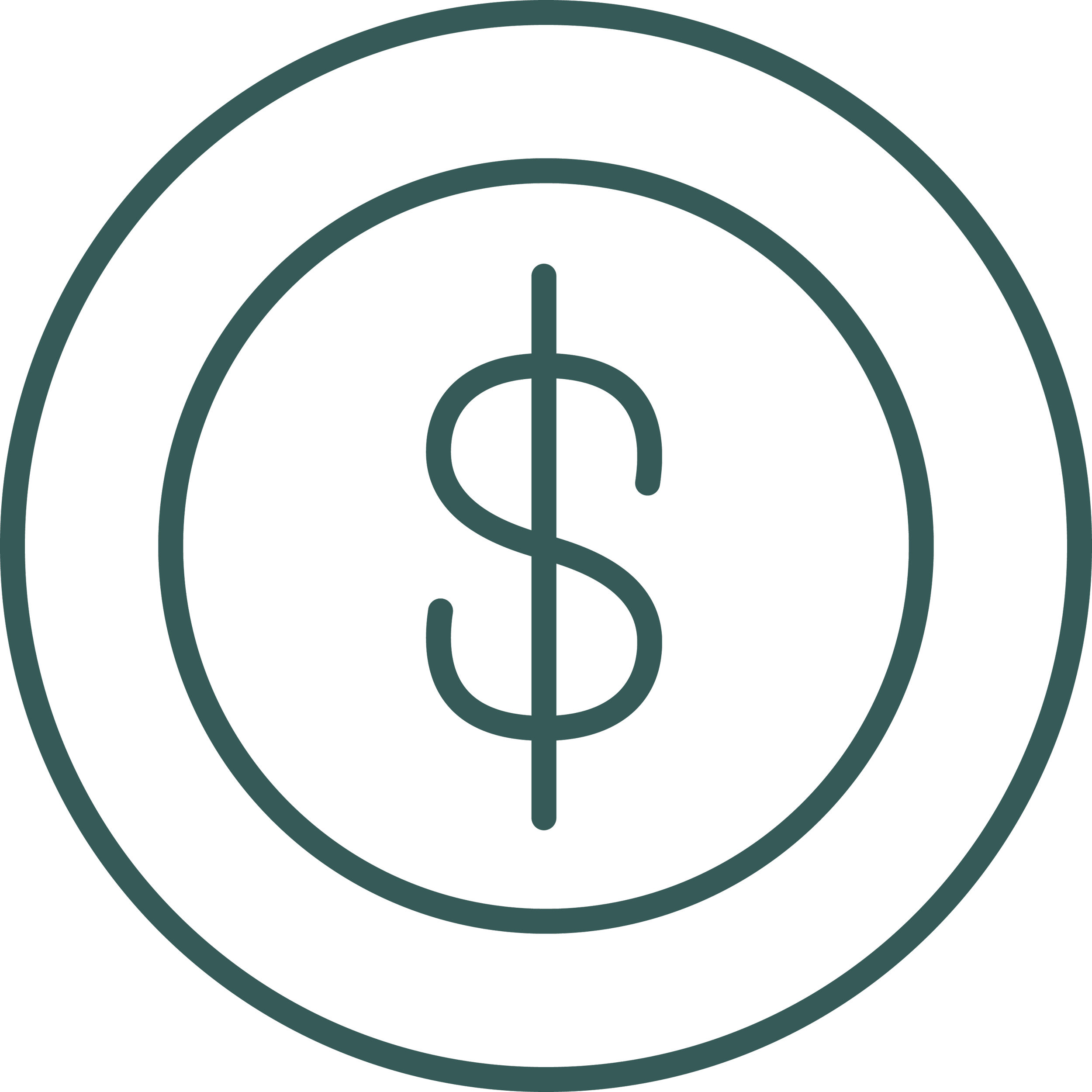 Dollar sign icon representing the initial capital investment required to begin tribal utility formation and energy development