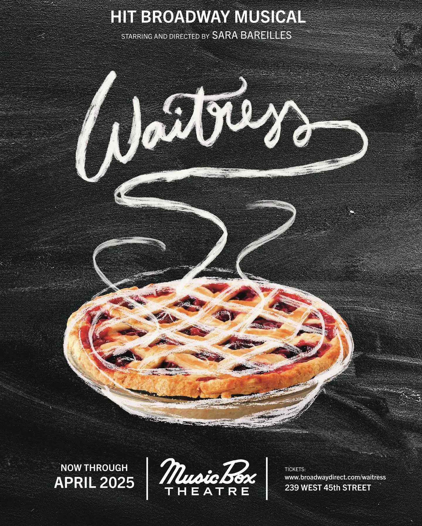 This project was one of my favorites! We got to pick a Broadway show to do a poster, bus wrap, and window display for! I chose to do a flour texture on a chalkboard background because of the use of the chalkboard in the show along with the characters