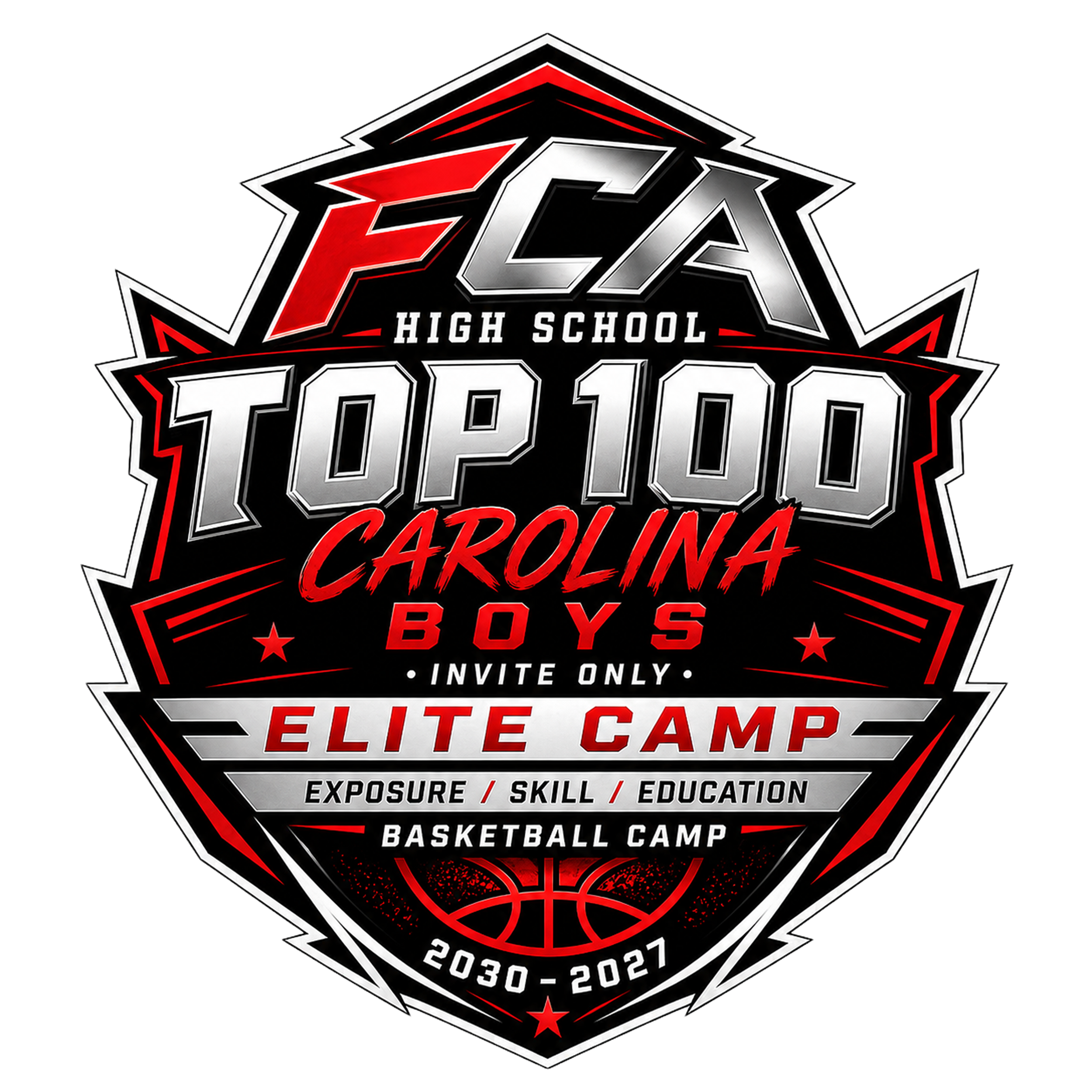 FCA HIGH SCHOOL TOP 100 CAROLINA BOYS ELITE CAMP - (2030-2027)