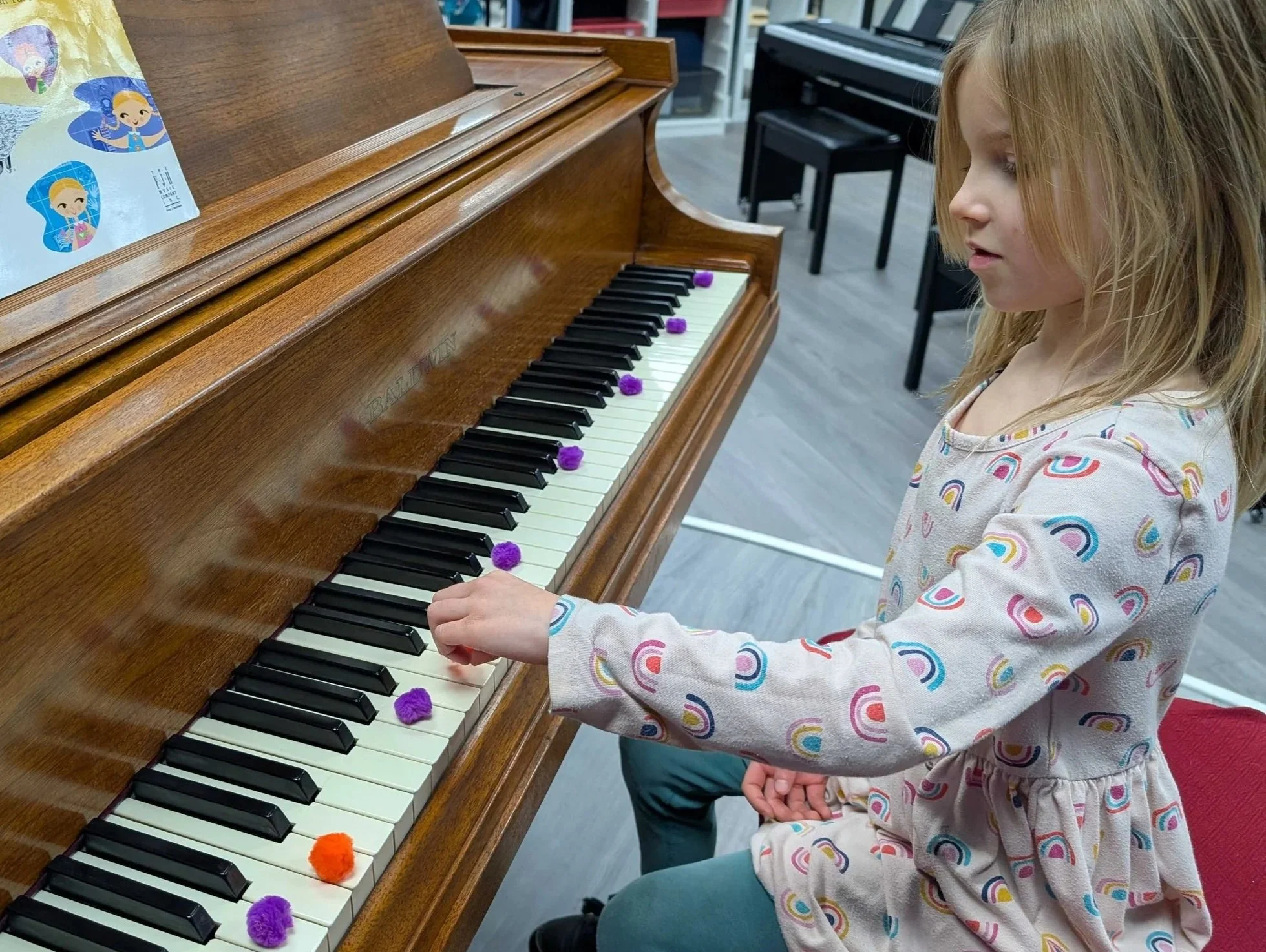 Naming White Keys on the Piano