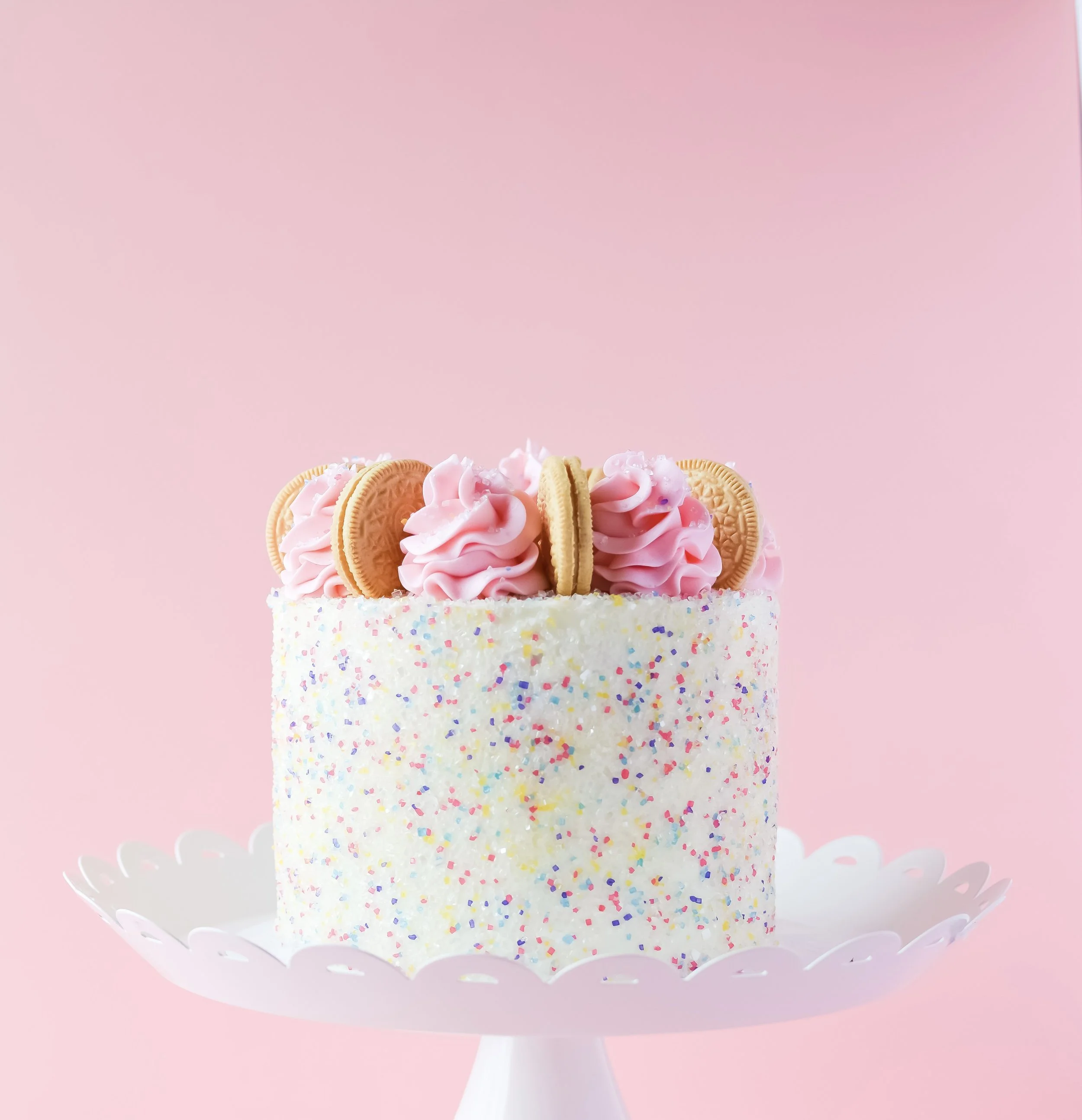 Unicorn Glittery Sugar Cake