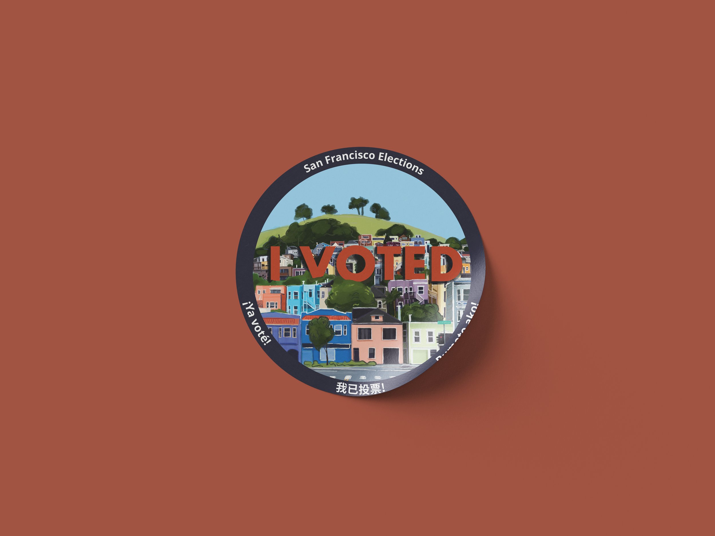 San Francisco I Voted Sticker