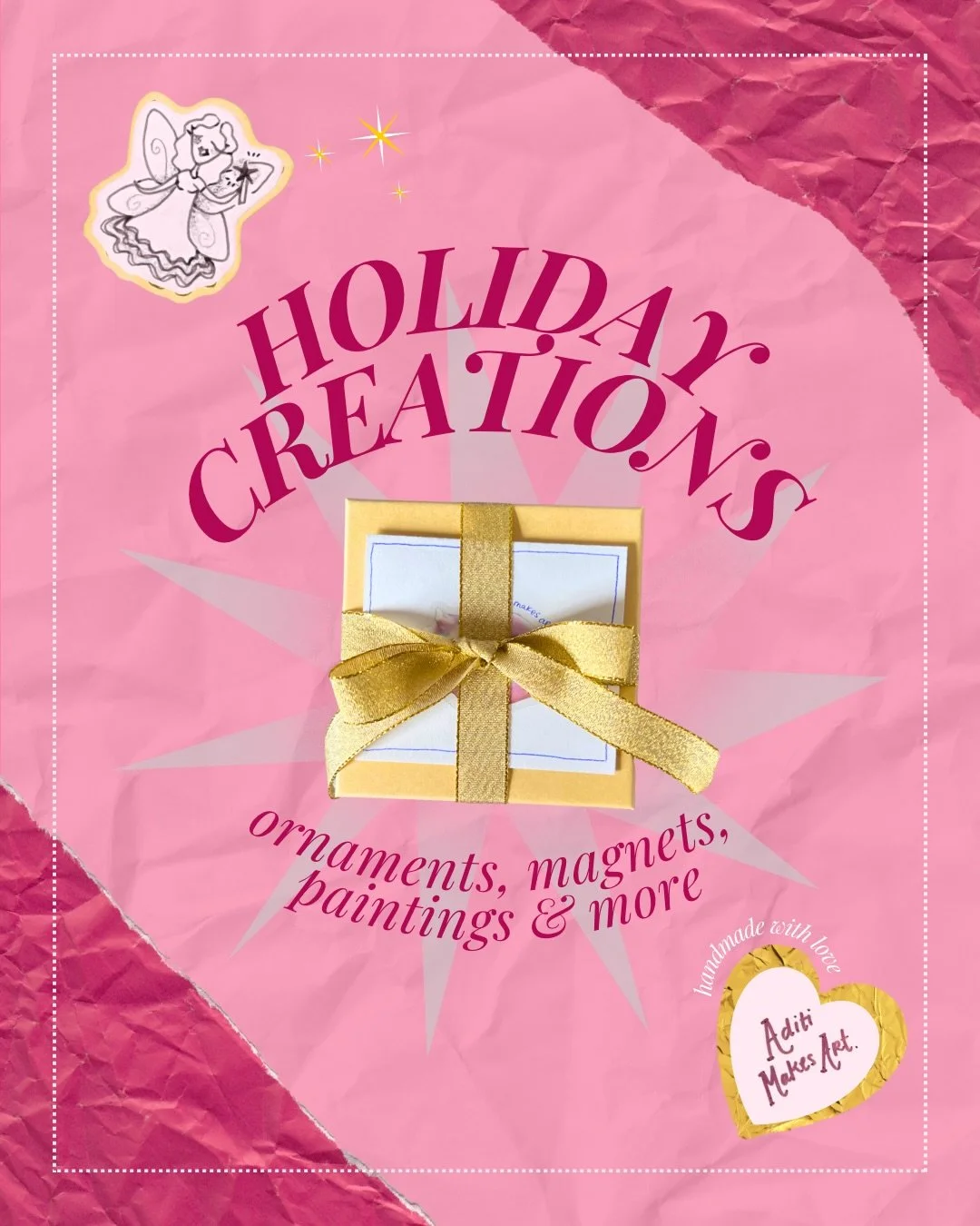 some things i've made for recent holidays &amp; celebrations
(christmas, birthdays, my first etsy orders, anniversaries, housewarmings, and just because) 🕺🏽 

i am so so grateful to everyone who has made orders, spread the word, and/or shown suppor