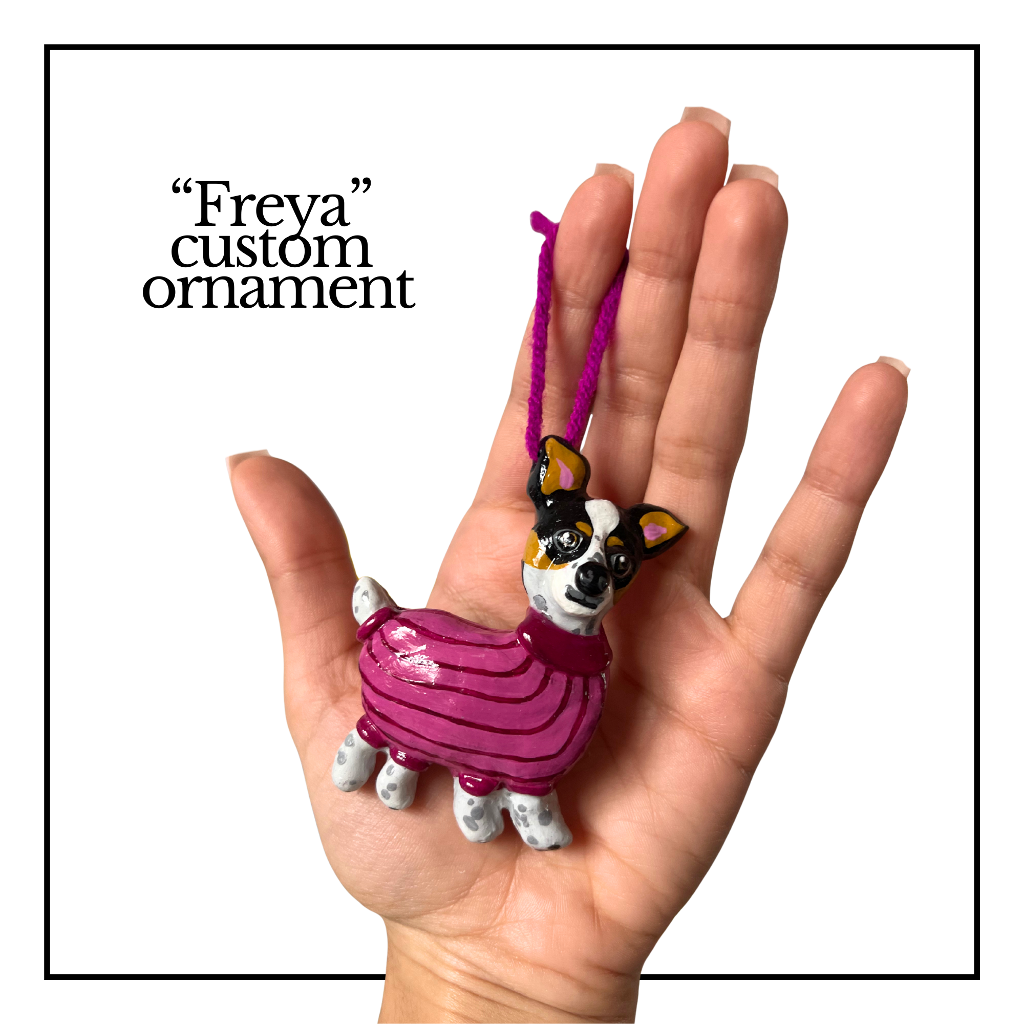 Freya custom ornament