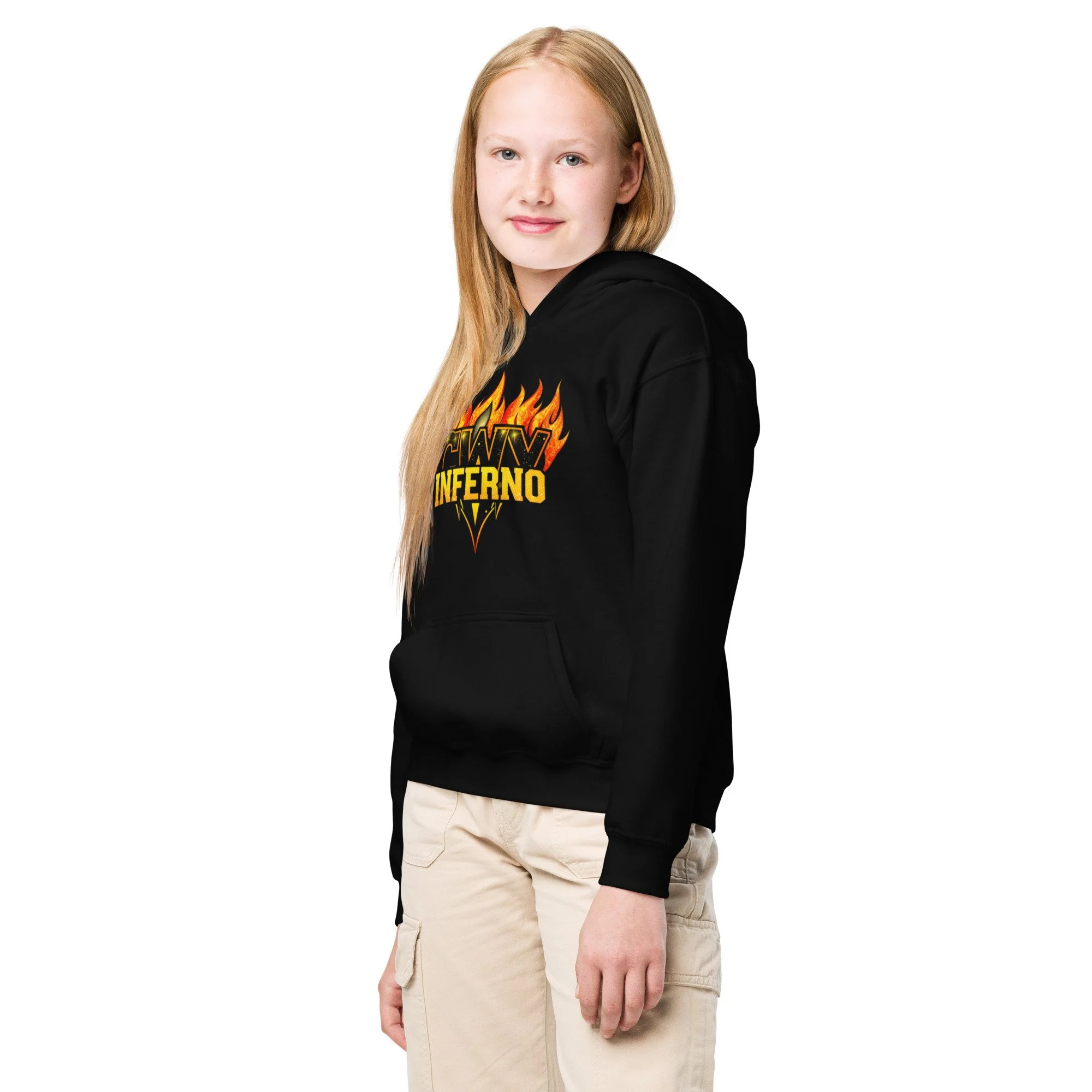 Inferno Logo Cheerleader Back Hoodie
