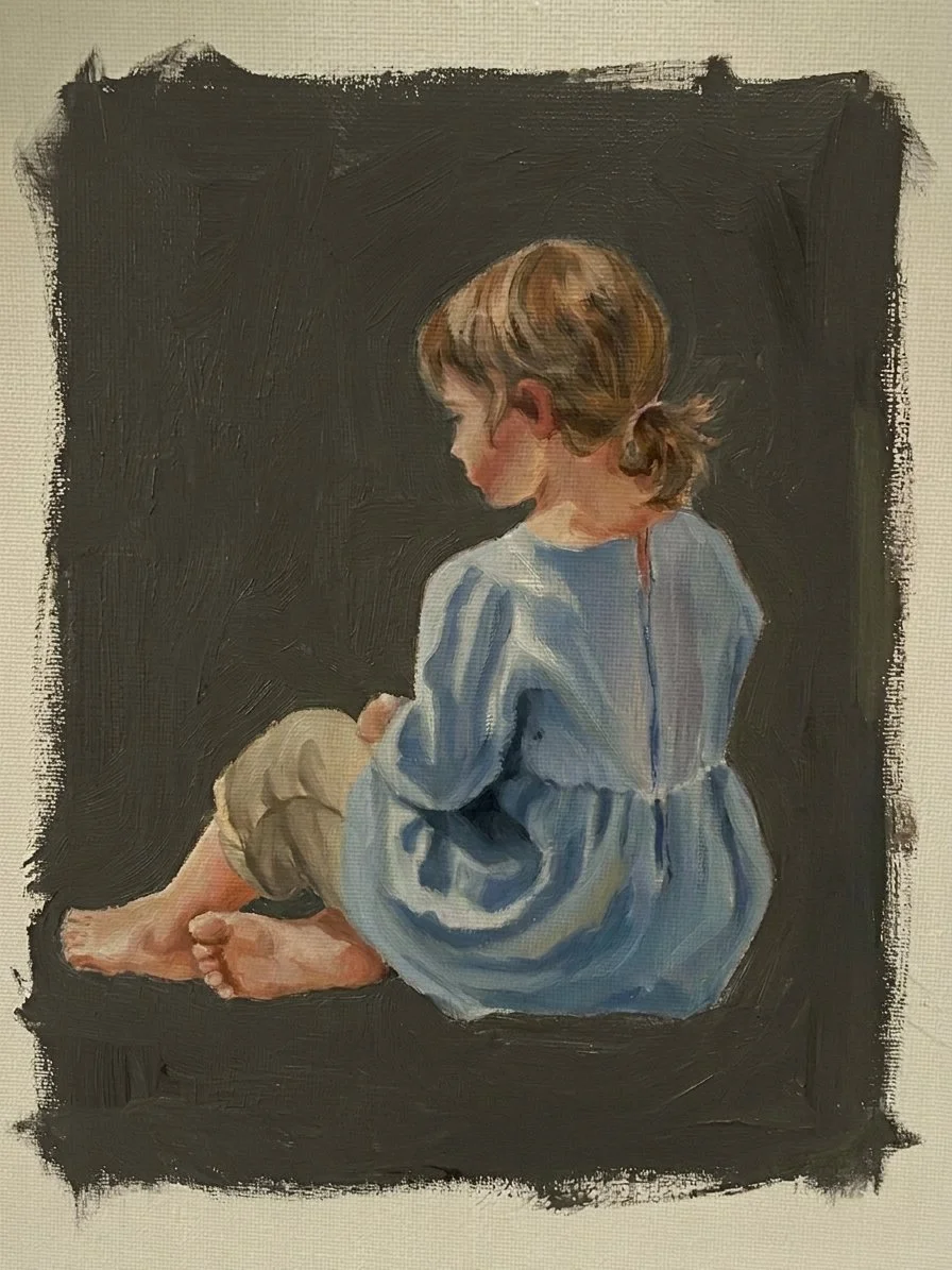 CONTEMPLATION  oil on canvas  11 X 14 in