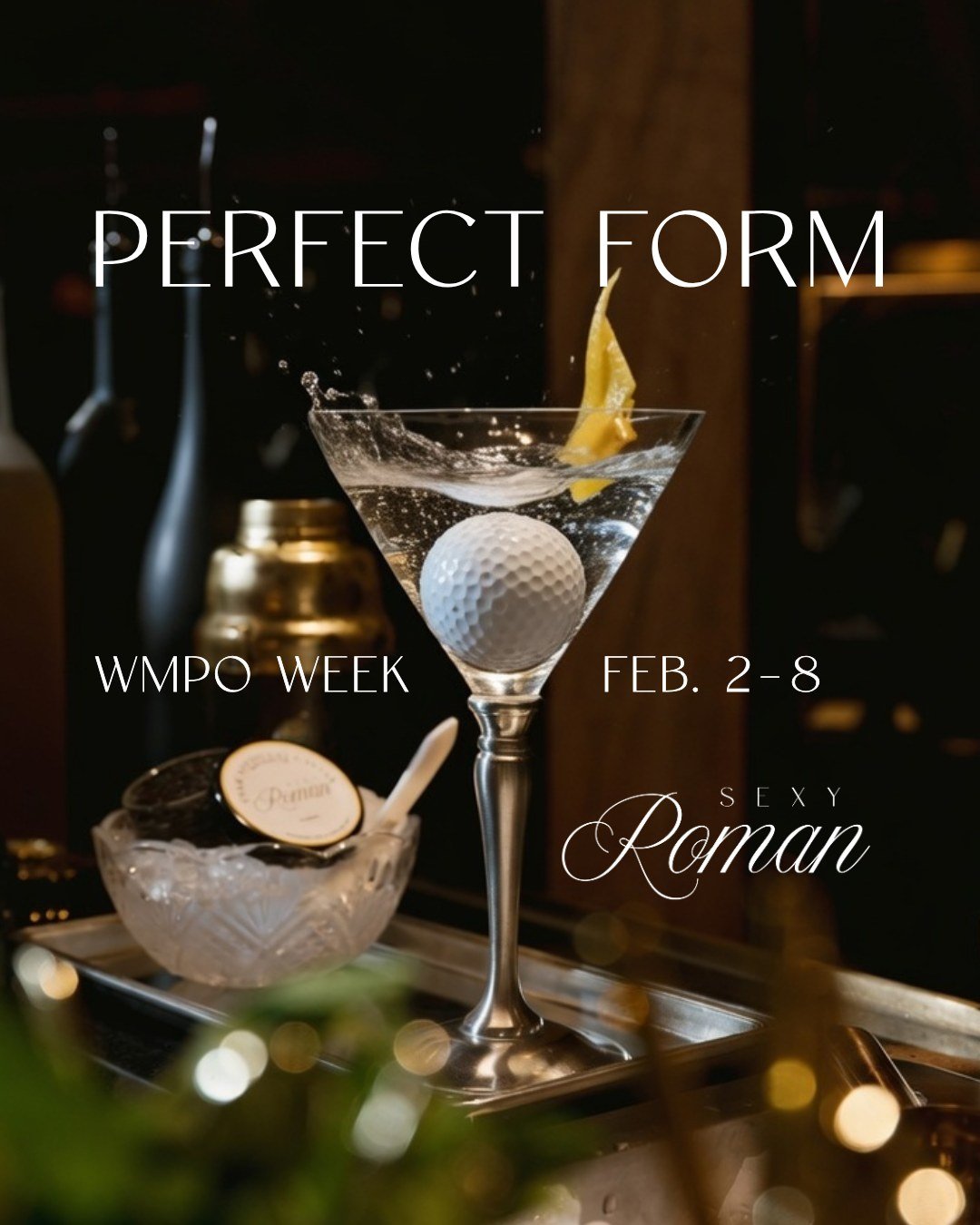 Perfect form, no tee time required. 🍸

Waste Management Phoenix Open week at Sexy Roman, where the martinis are cold, the nights run long, and the real scorecard lives at the bar. Reservations in bio to start or end your day with us.