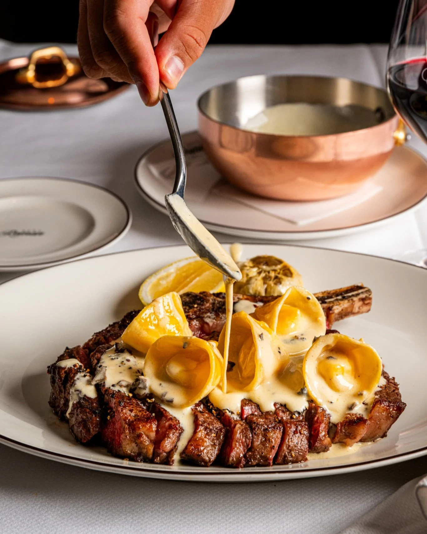 If you thought our steak couldn&rsquo;t get any better, you&rsquo;ve never seen it like this. 🥩 

Introducing &ldquo;The Glow Up.&rdquo; We&rsquo;re taking your favorite cut and smothering it in burrata tortellini and a rich, velvety black truffle f