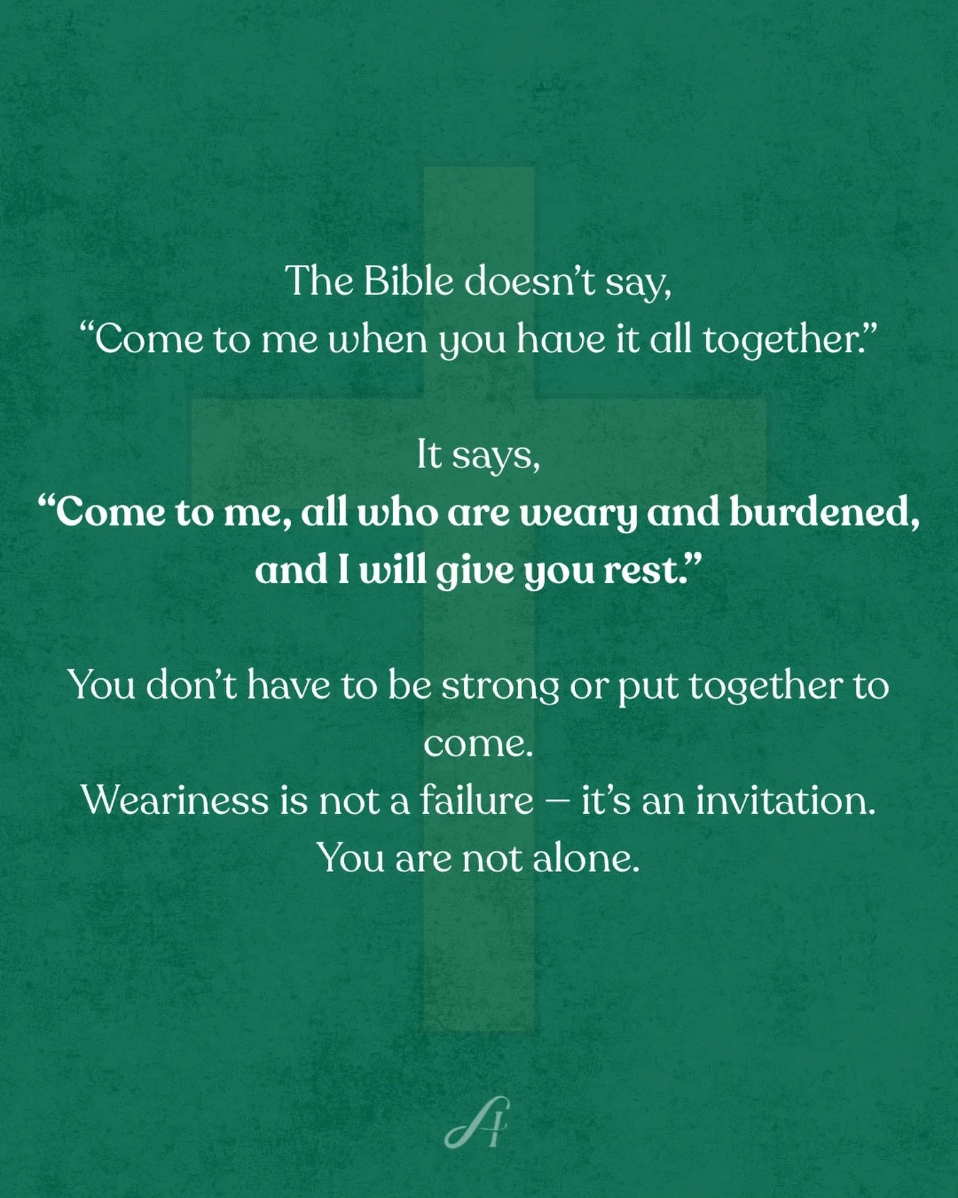 You don&rsquo;t have to carry it alone.