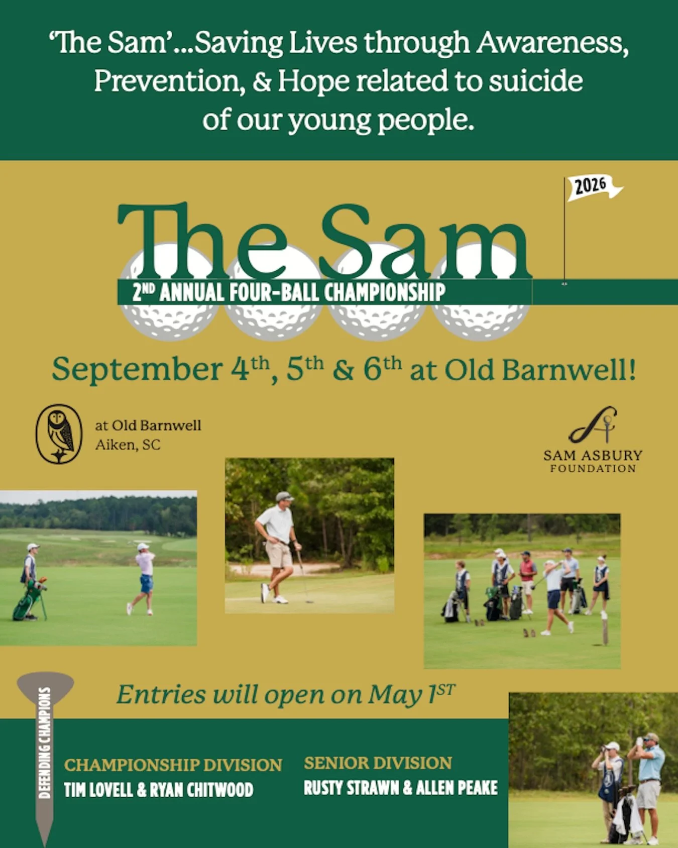 Year 2 of The Sam at Old Barnwell 💚 

We can&rsquo;t wait to do it again! 
Entries open May 1.
