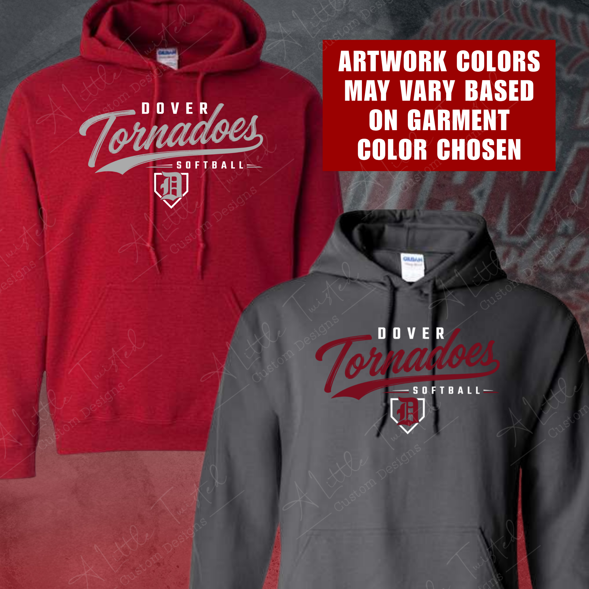 Dover Youth Softball Hoodie