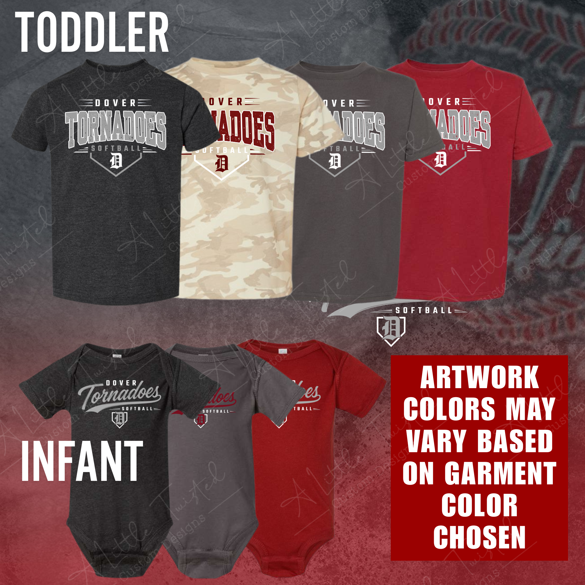 Dover Youth Softball Toddler/Infant TShirt