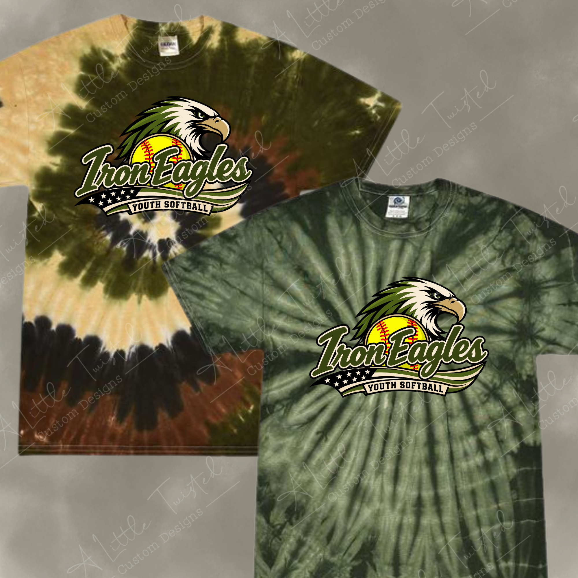 Iron Eagle Softball Tie Dye