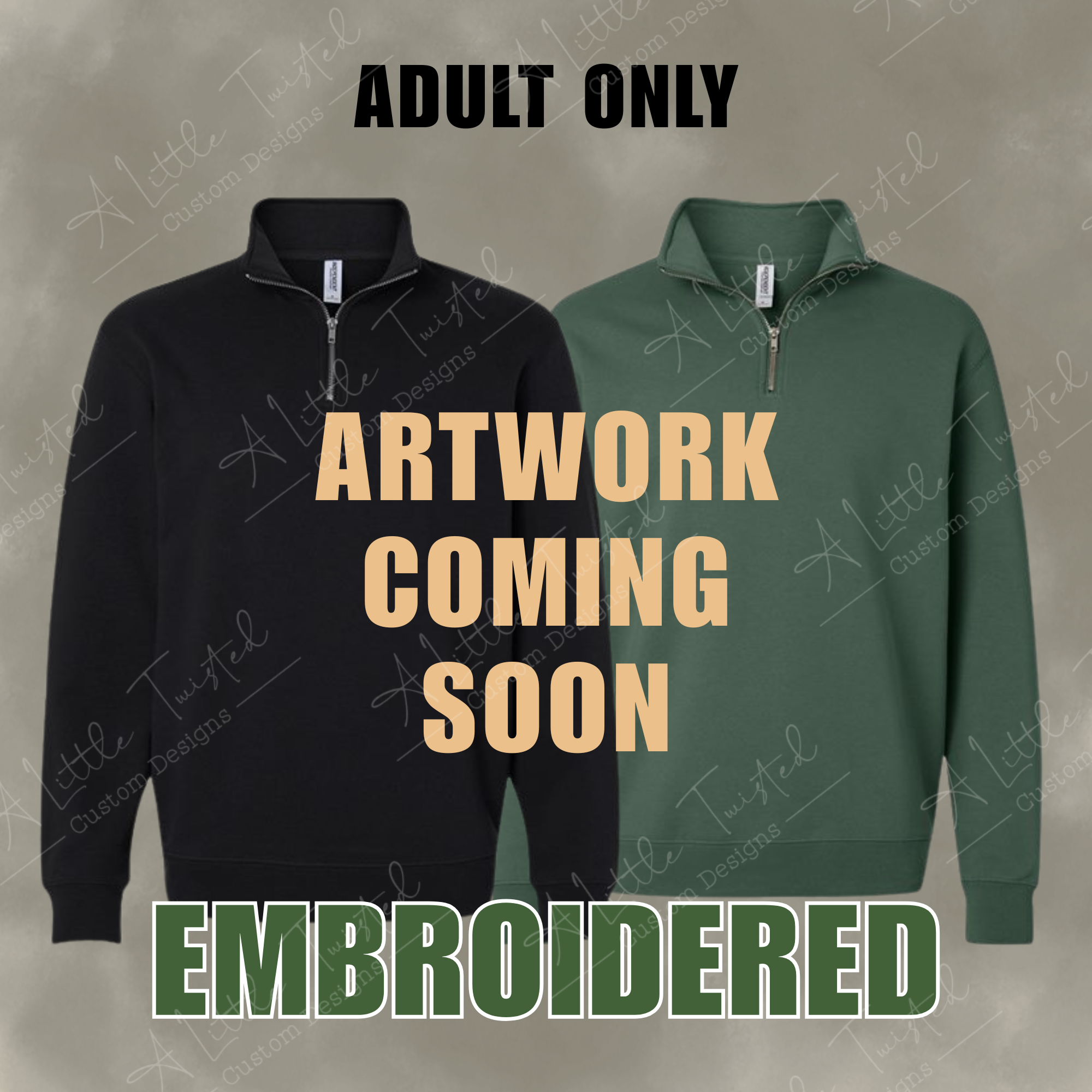 Iron Eagle Softball Crew Quarter Zip Sweatshirt