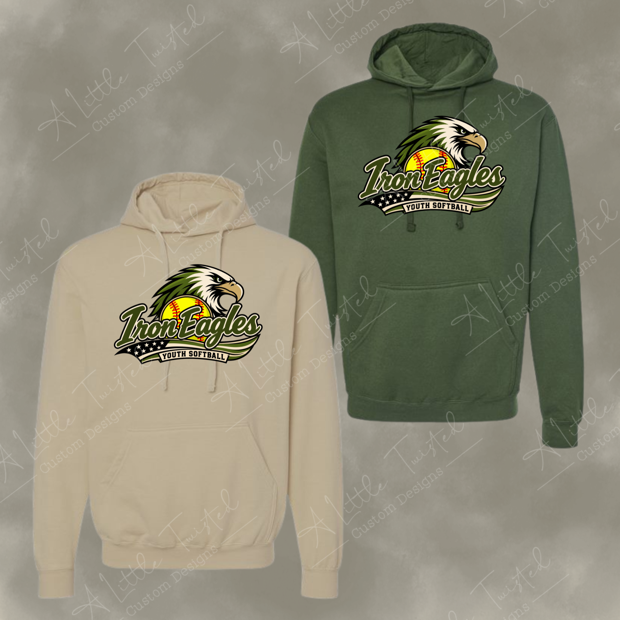 Iron Eagle Softball Hoodie