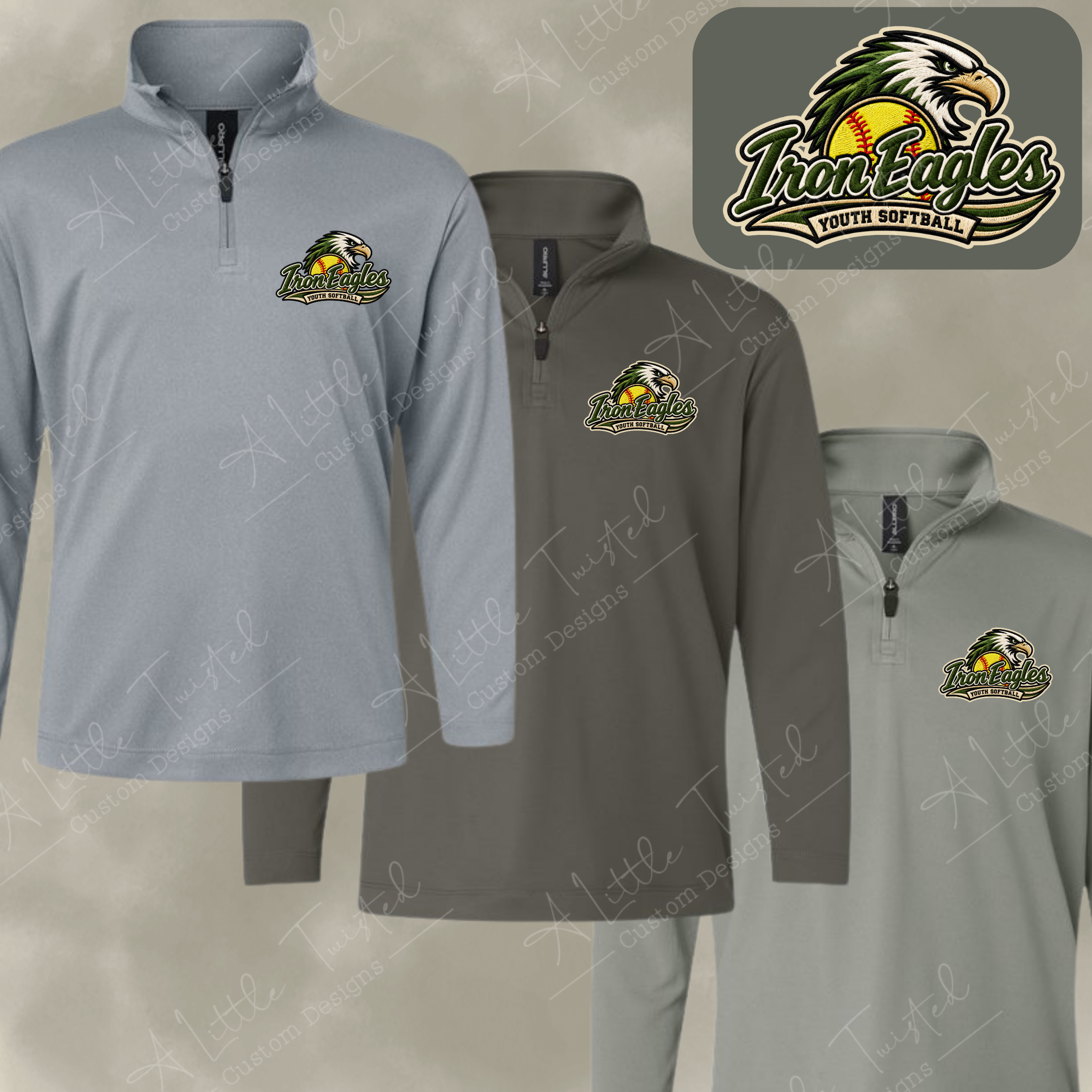 Iron Eagle Softball Performance Quarter Zip