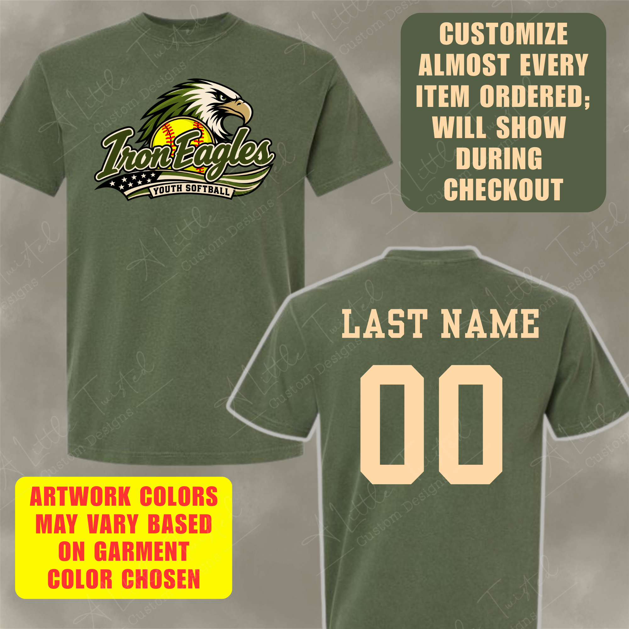 Iron Eagle Softball Tshirt
