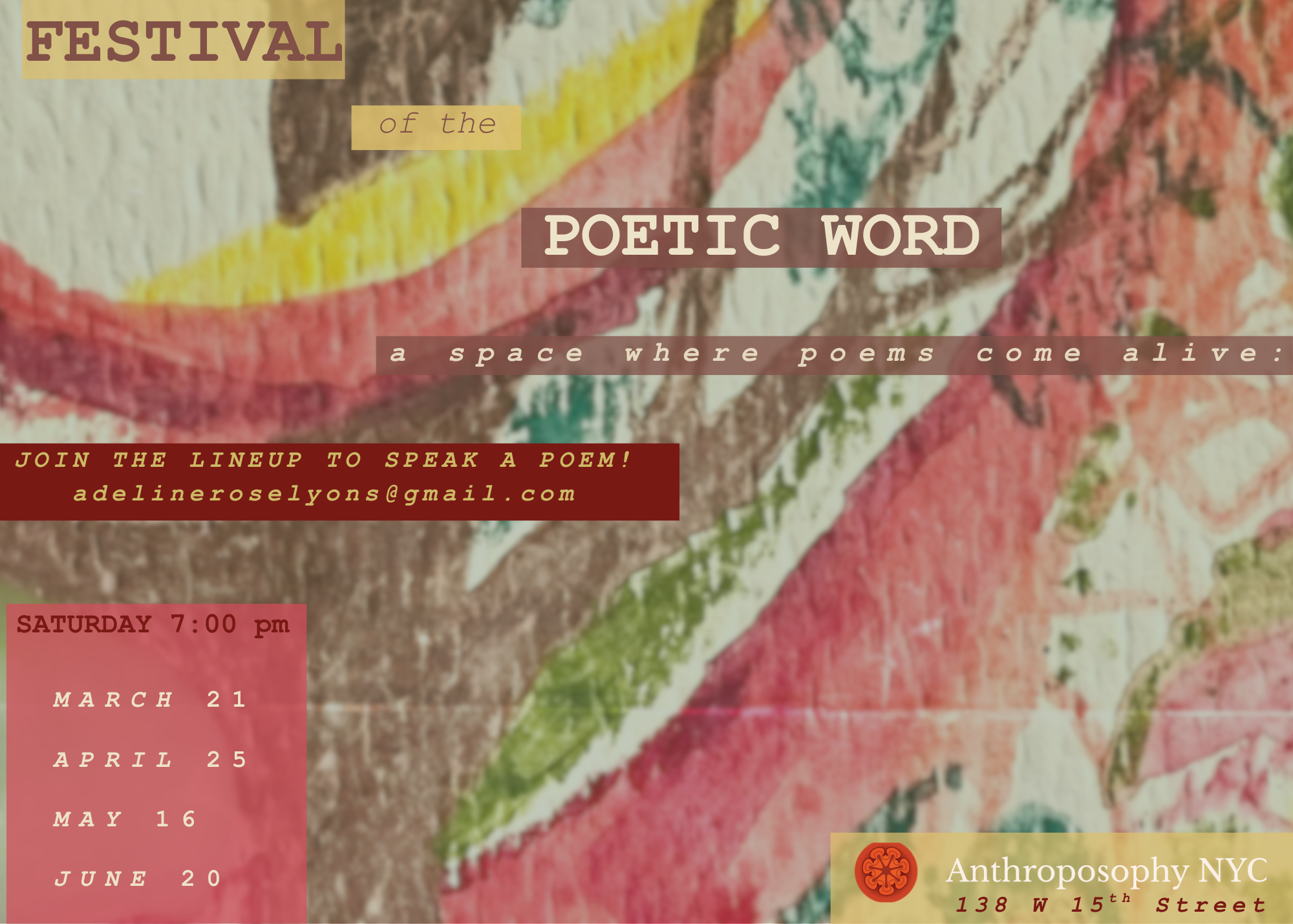 Festival of the Poetic Word
