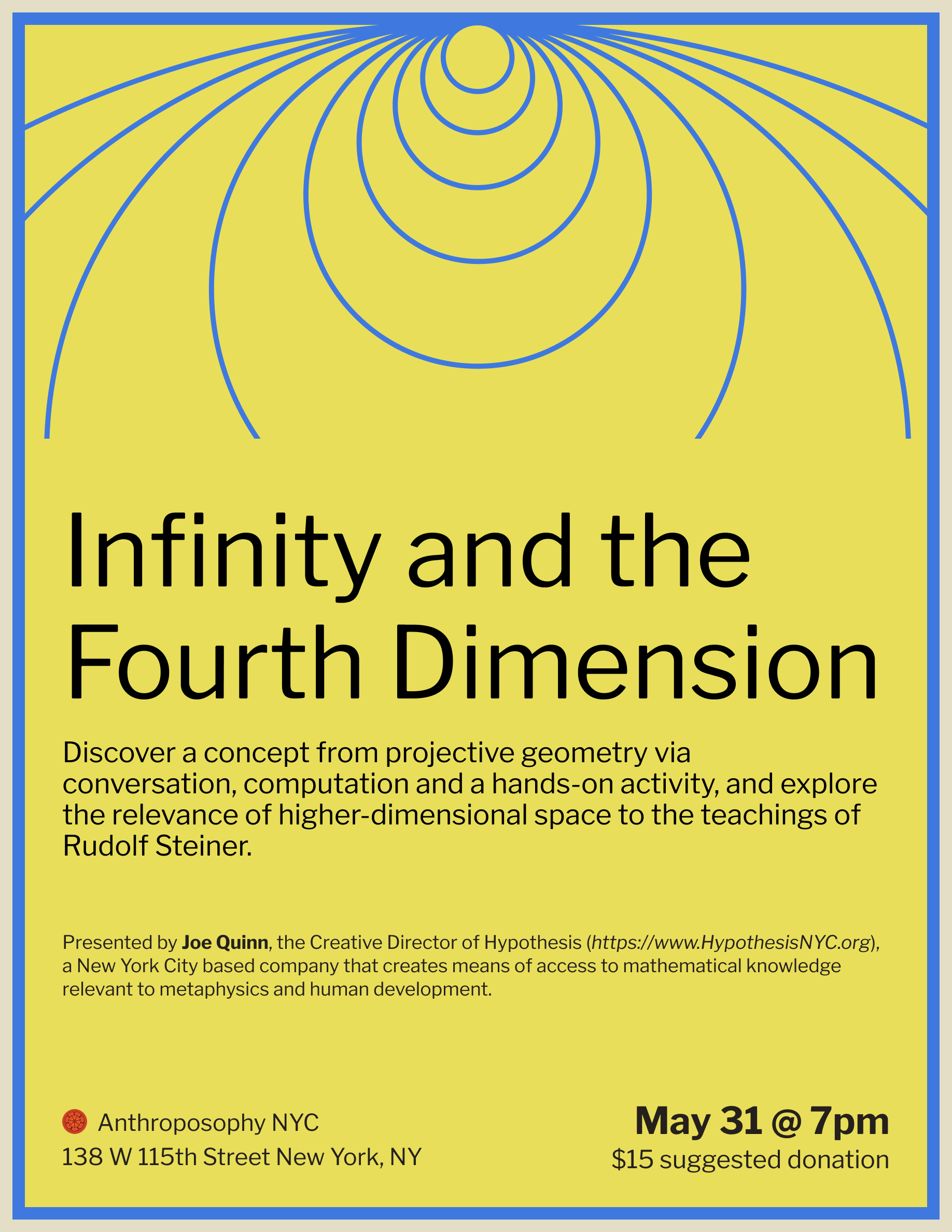  Infinity and the Fourth Dimension