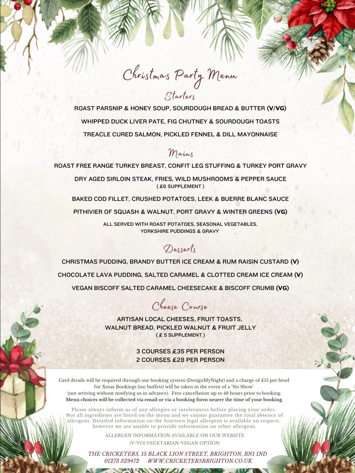 The most wonderful time of the year is coming, and we&rsquo;re ready to make it unforgettable! Whether it&rsquo;s a cosy catch-up with friends, a festive work do, or the family party you&rsquo;ve been plotting since July&hellip; we&rsquo;ve got you c