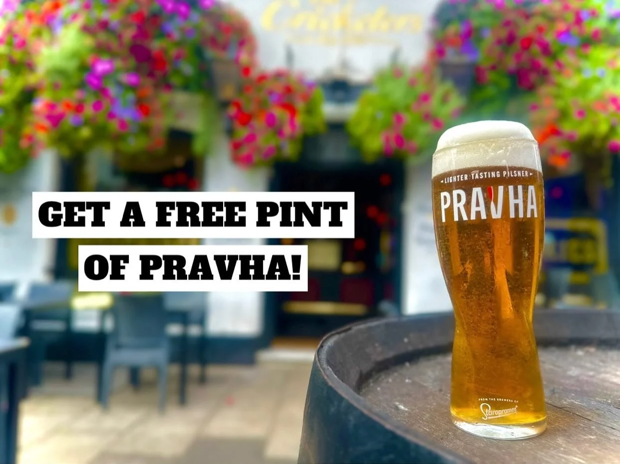 Grab a free pint of Pravha on us! 🍻
Available from 14-18 October.

Follow the link below to get yours 👉 http://bit.ly/492Gddj
