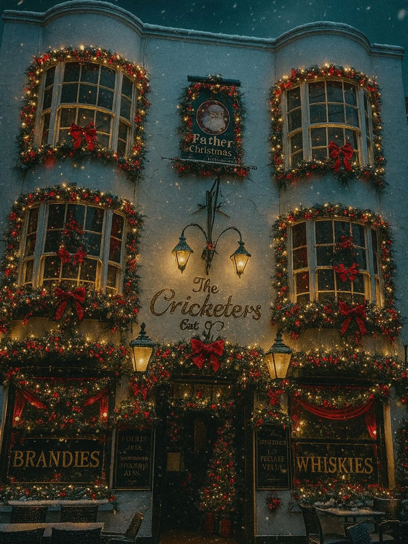 Merry Christmas from all of us at The Cricketers! 🎄 

Our usual Friday band will now be on Saturday from 10:15. A perfect excuse to get yourself into town! 🎉 

#LiveMusic #LiveBands #LiveMusicNight #LiveGig #GigNight