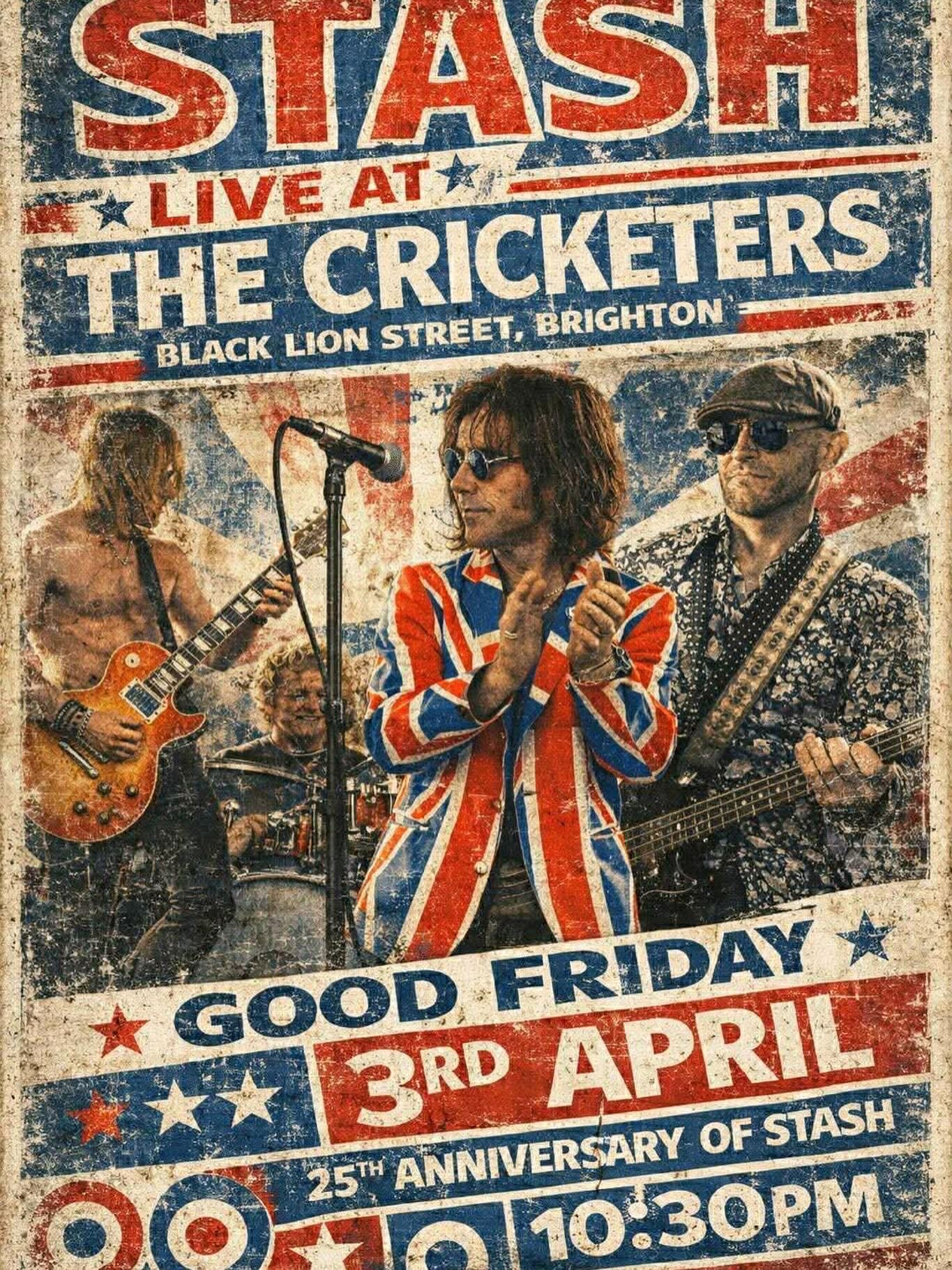 Kick off your weekend with us 🎉🎊

Stash are bringing the music from 22:00 till 01:00
 🎶🎸

Come down and get bank holidayed with us! 

#livemusic #bankholiday #friday #pub #beer