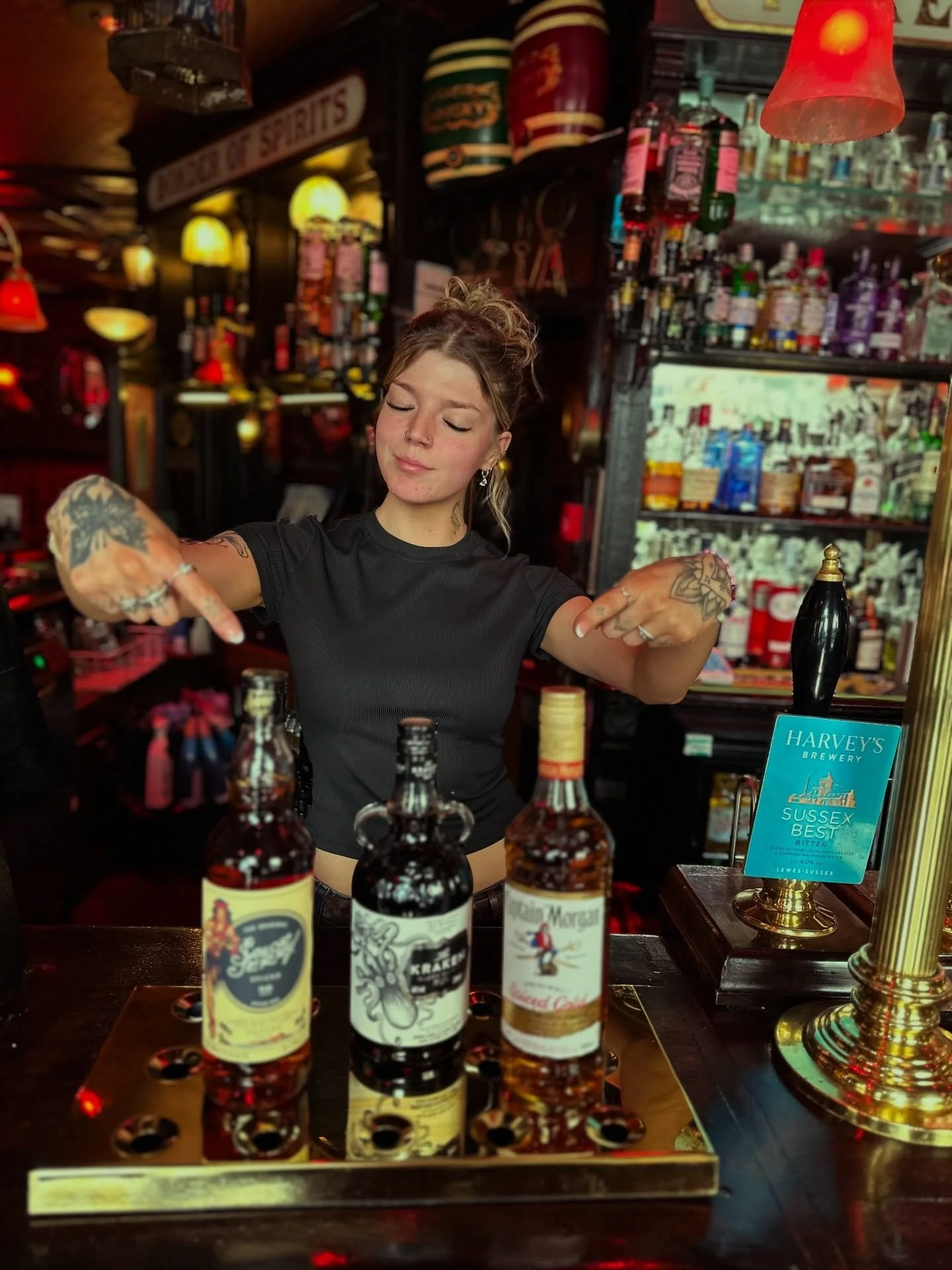 Thursday just got &hellip;SPICY 🔥 

This is why the Rum is never gone. We&rsquo;re always stocked up on our house selection 🍹 

#thursday #rum #brighton #kraken #captainmorgan