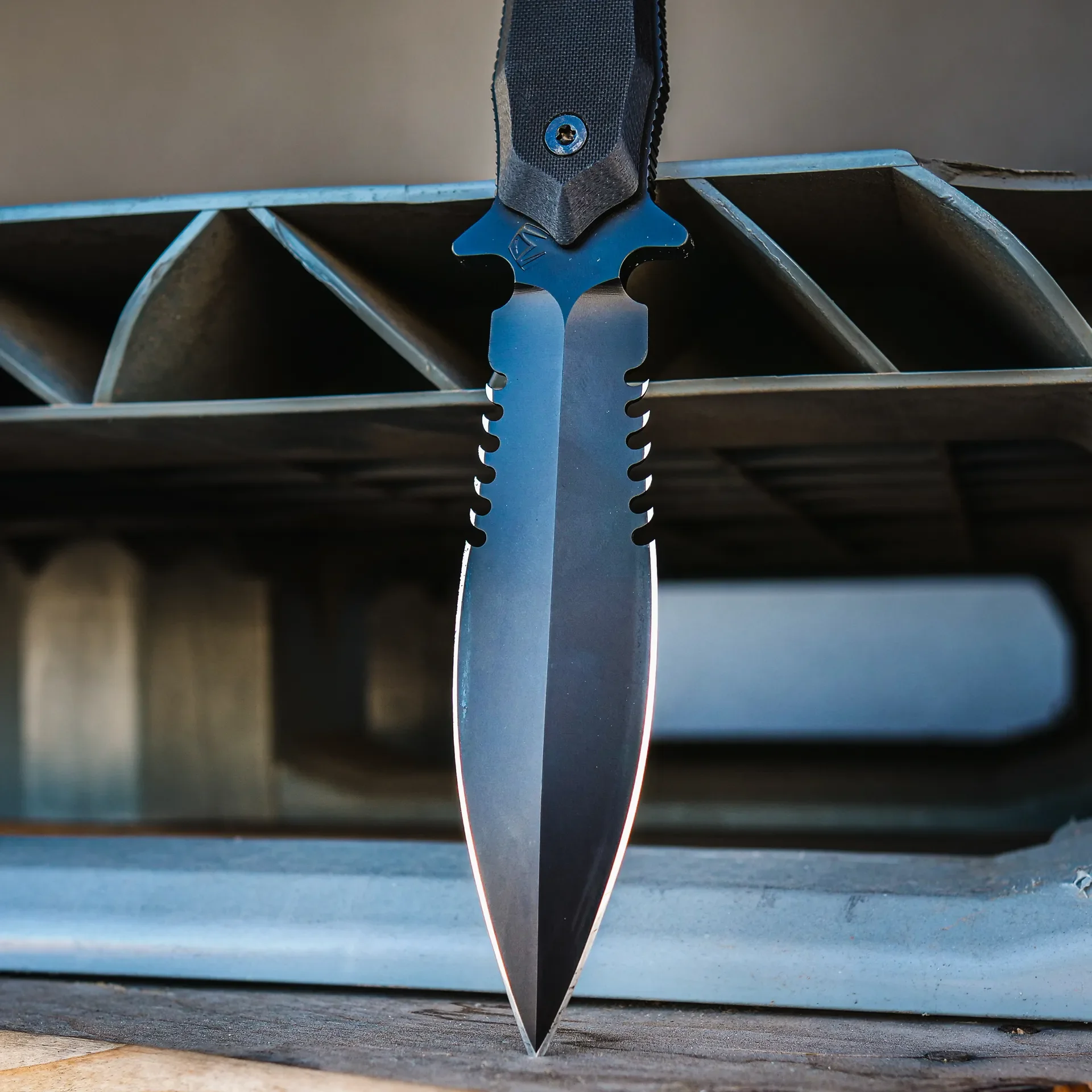 Medford BOA‑P — S35VN PVD Blade, Black G10 Handles, Kydex Sheath (Attic Find)