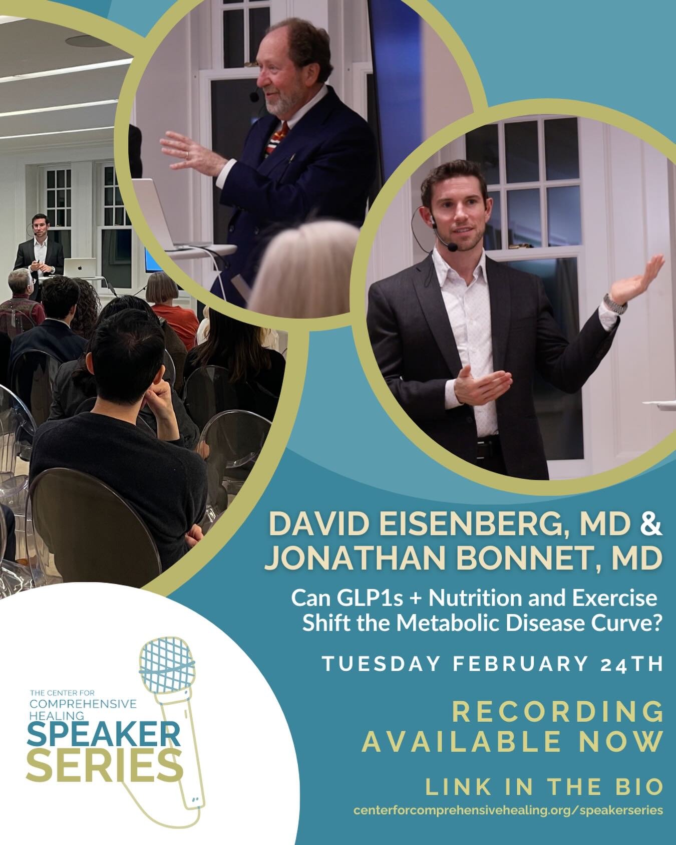 ✨Now Available!✨Our Speaker Series recording with Dr. David Eisenberg &amp; Dr. Jonathan Bonnet is now on our website and YouTube channel!🌱 

In this conversation, David Eisenberg, MD (Harvard T.H. Chan | Healthy Kitchens, Healthy Lives) and @jonbon