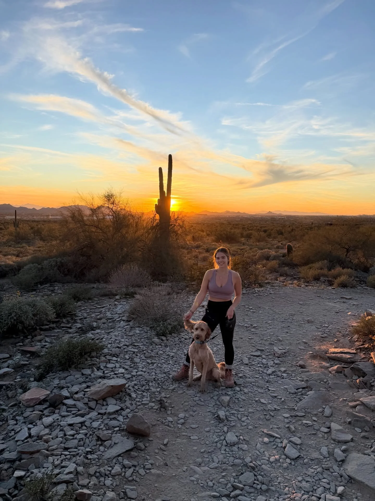 Life lately 🤎

1. First Hyrox competition
2. Sunset hikes in our backyard 🌵 
3. First WM open experience didn&rsquo;t disappoint 
4. Suddenly left handed 💍 
5. Kobe living his best life 
6. Dusting off the snowboard 🏂 
7. Showing up as my highest