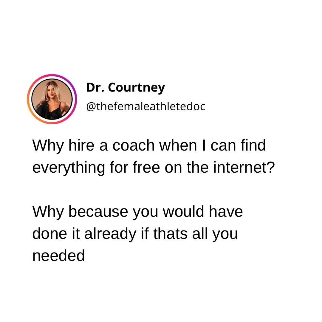 You don&rsquo;t need more information. You need direction, accountability, and someone to actually get you results. Otherwise you would&rsquo;ve fixed it by now.