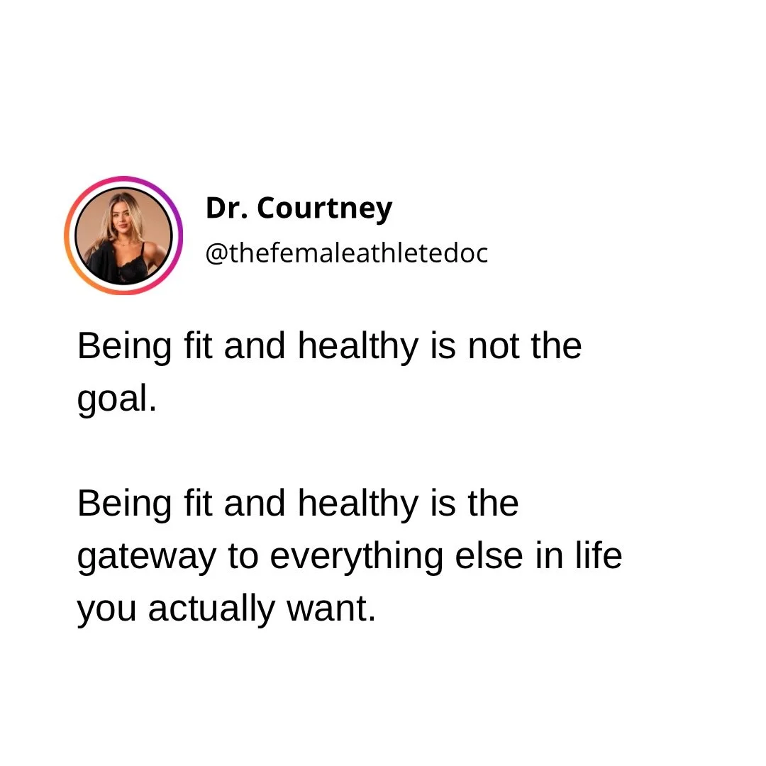 Sure better biomarkers, a body that runs fast and hits PRs and doesn&rsquo;t have pain or leakage is cool, clothes that fit the way you want them to is awesome. 

That&rsquo;s all surface level and it&rsquo;s still worth having, but let&rsquo;s talk 