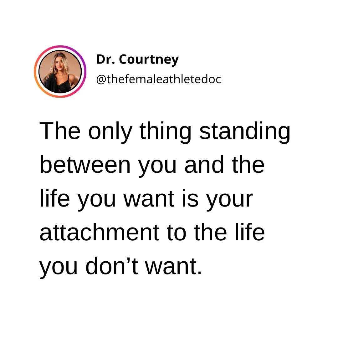People say they want to change but fight to protect the habits, routines, relationships, identity etc that created the life they&rsquo;re trying to escape.

You can&rsquo;t build a different future while clinging to the version of yourself that keeps
