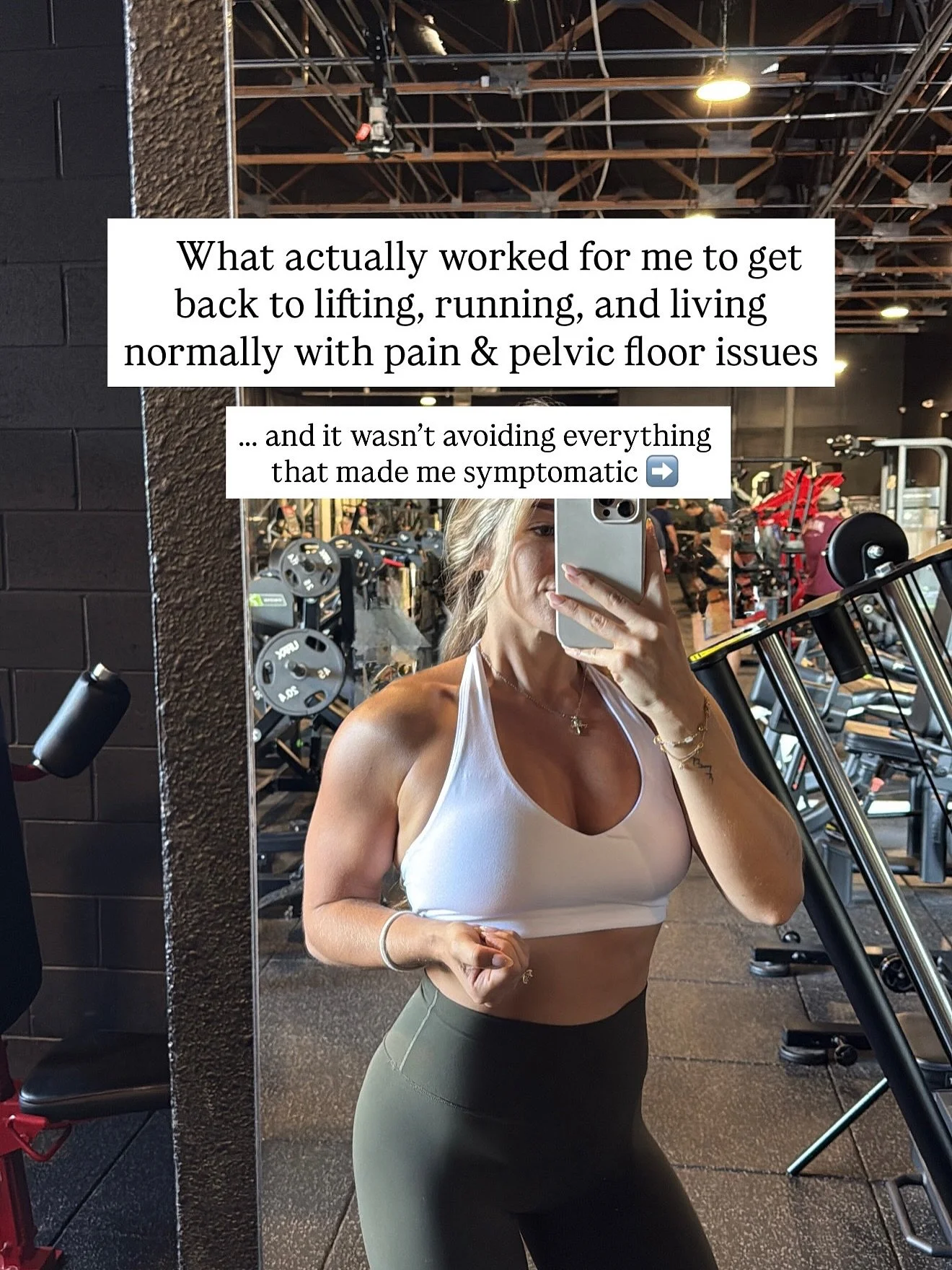 When those beliefs changed, my actions changed. And when my actions changed, that&rsquo;s when I finally built momentum 🤌🏼

I allowed my body to do hard things in the gym, even if it would cause a flareup.

I took I can&rsquo;t and I shouldn&rsquo;