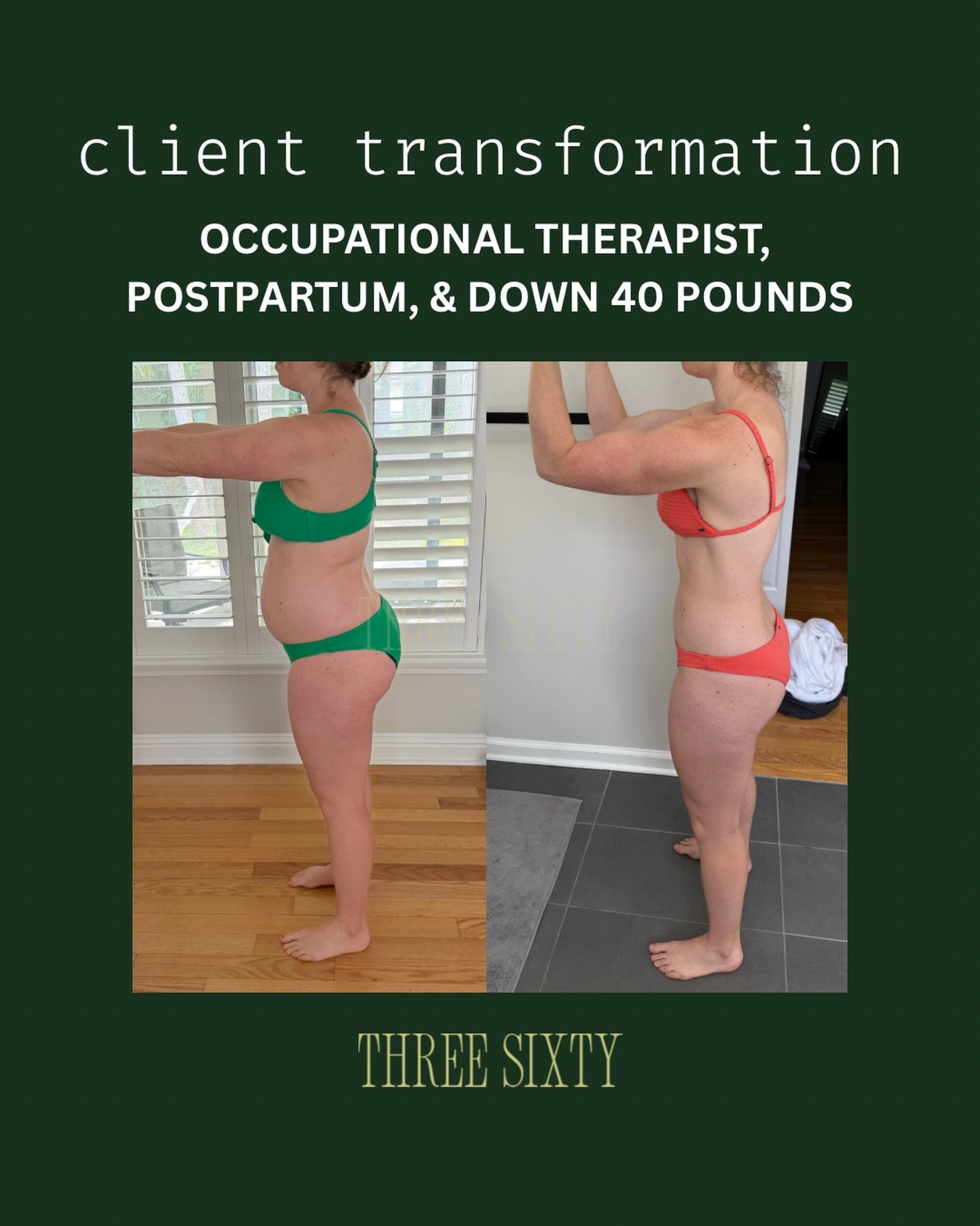 40 pounds down postpartum is cool.

But what I&rsquo;m more proud of is that she never had to completely lose herself in the process.

During pregnancy she stayed consistent with her training and worked with @alilsummers for her changing body instead