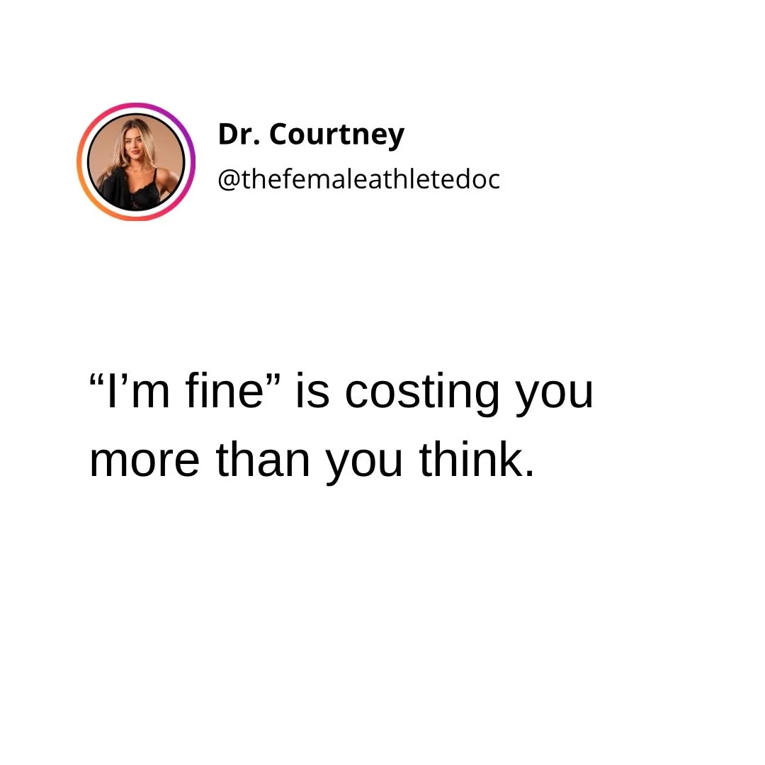 &ldquo;Fine&rdquo; is another word for pretty low standards 🫪