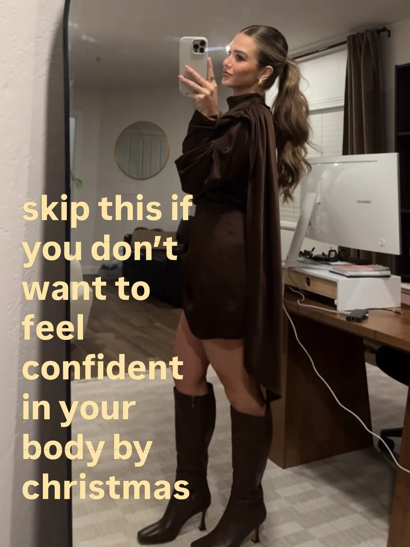 Skip this if you&rsquo;re totally fine feeling the exact same way in your body by Christmas 🎅🏼

Still picking apart your body in the mirror. Still starting over every Monday with a new workout plan. Still feeling frustrated that you&rsquo;re puttin