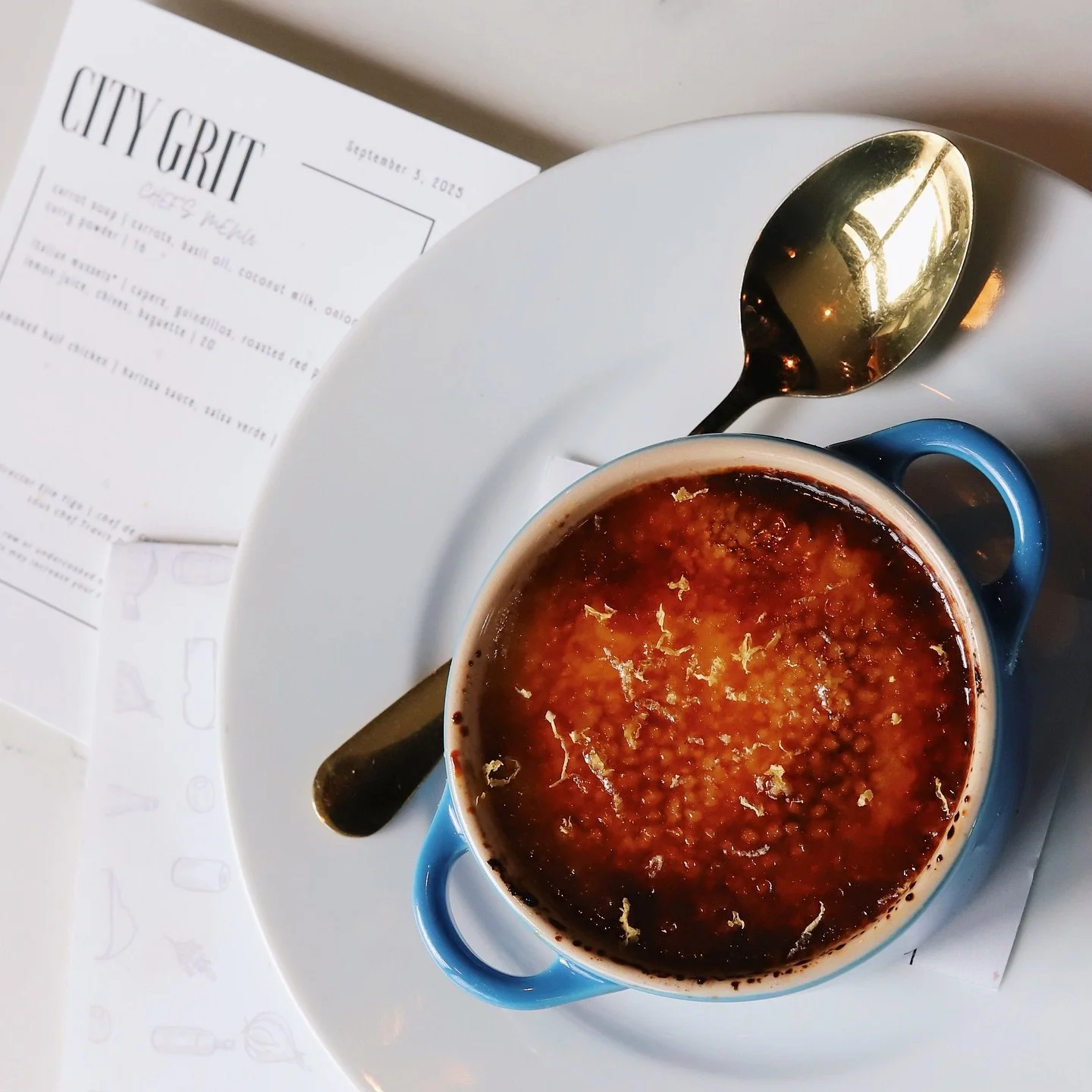 This weekend calls for a little celebratory dessert... Because, well... Why not???
So, come celebrate with our Crema Catalana - the caramelized, vanilla (w/ a hint of citrus) custard of your dreams ๐๐ฎ๐ญ๐ฅฎ