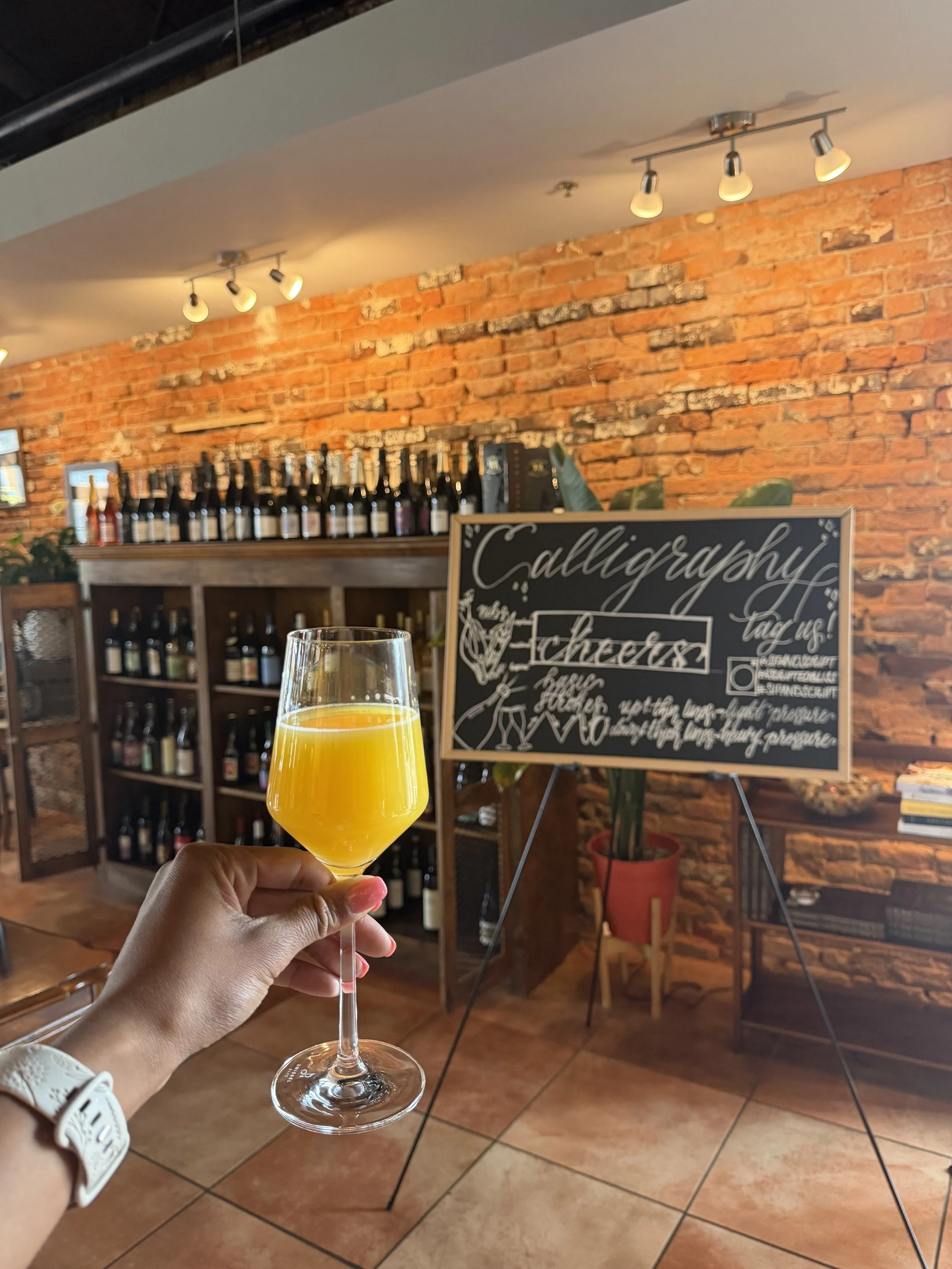 Sip & Script: Modern Calligraphy