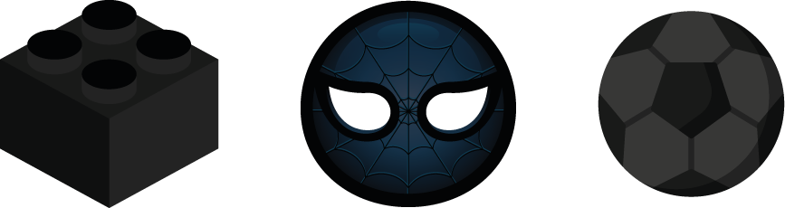 Immagine stilizzata di un volto di Spider-Man con un design di ragnatela, circondato da forme geometriche nere e grigie.