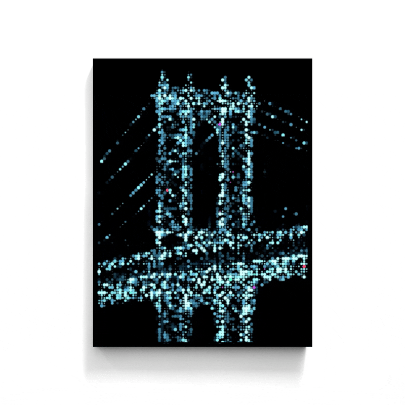 Shimmering Manhattan Bridge, Ruoyun Dai