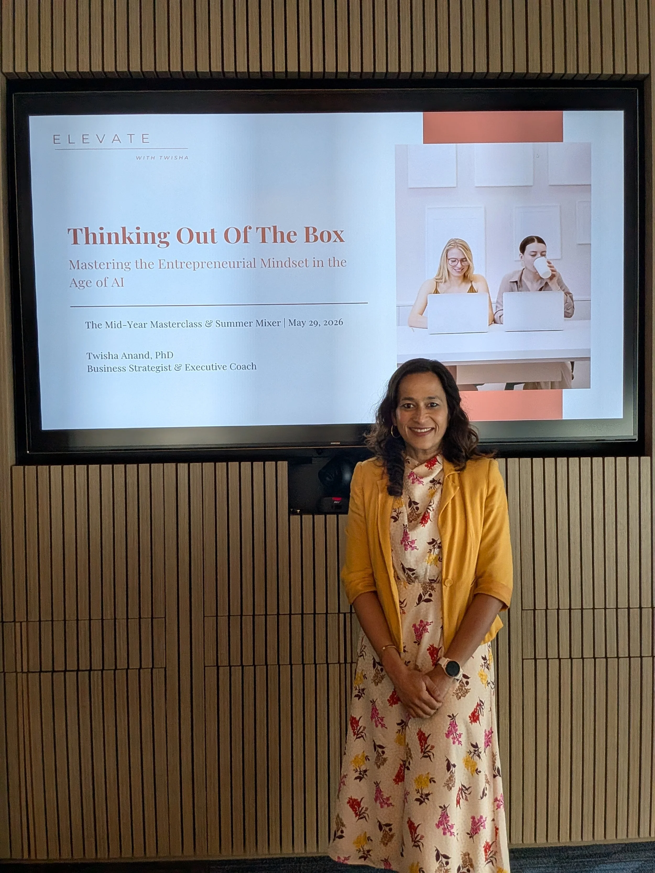 Twisha Anand, high-performance executive and organizational behavior coach in San Carlos, California.