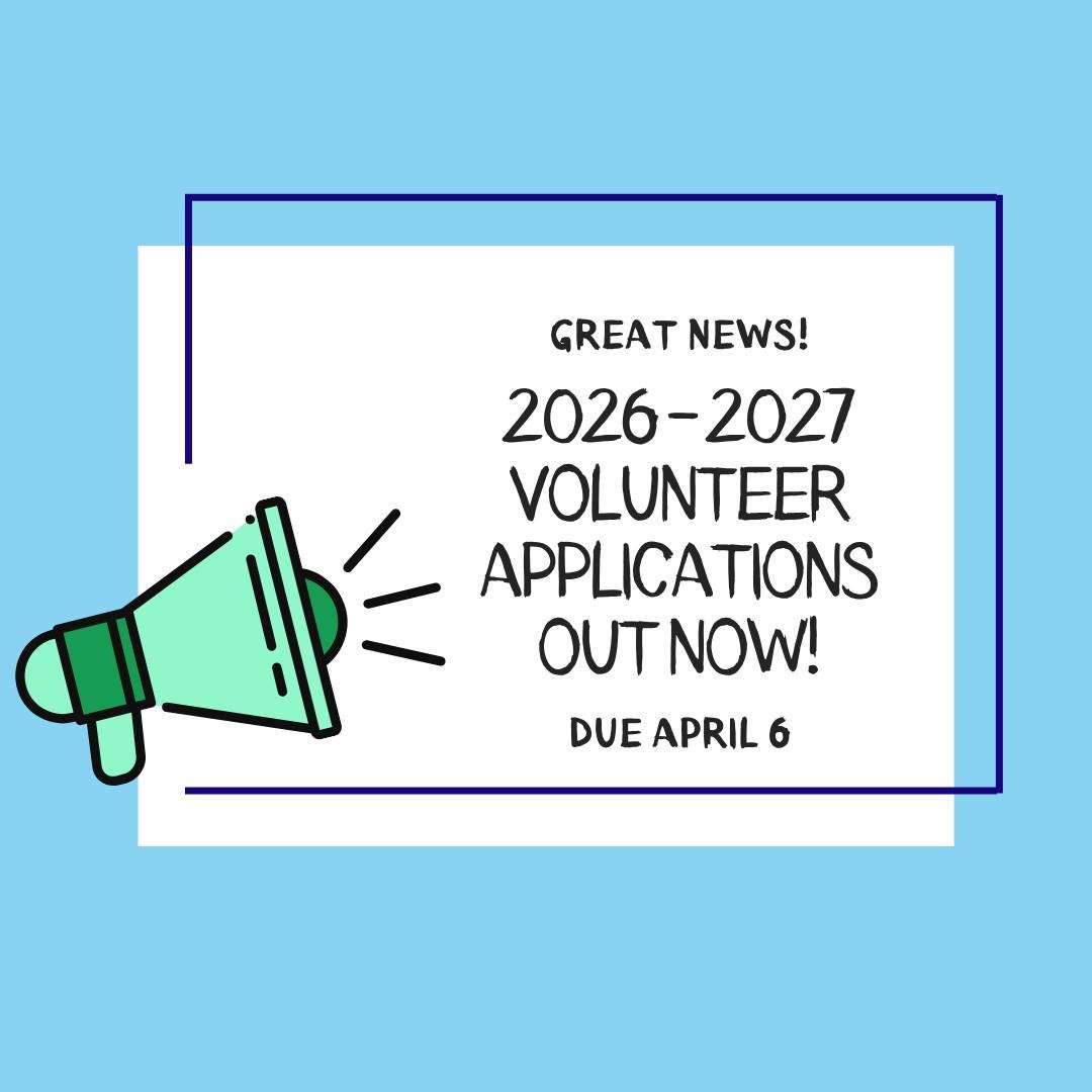 We are so excited to announce that volunteer applications for the  2026 - 2027 season are now open! Applications can be found at the link in our bio.
