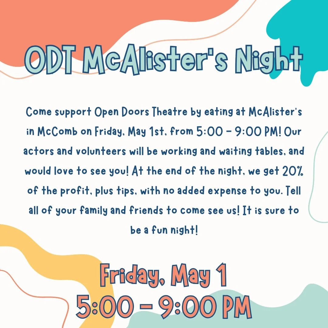 Come eat with everyone&rsquo;s favorite waiters at McAlister&rsquo;s this Friday night!
