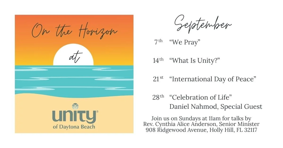 Sunday Service with Rev. Cynthia Alice Anderson, Senior Minister- Topic: "What is Unity?"