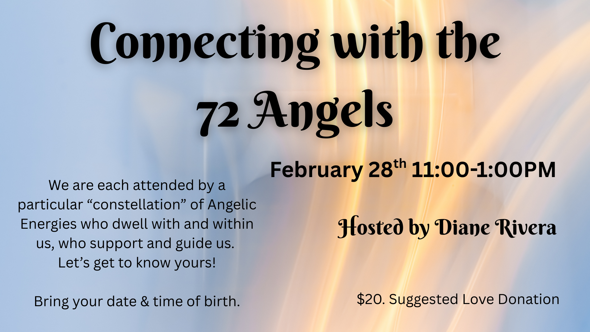 Connecting with the 72 Angels